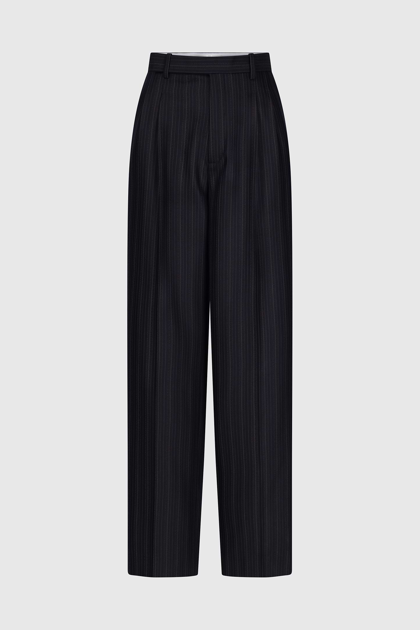 Straight Leg Trouser In Navy