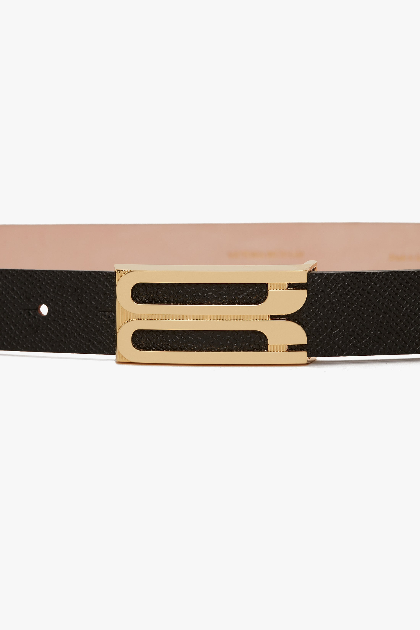 Dorian Frame Belt 25mm Black Grainy Calf Leather