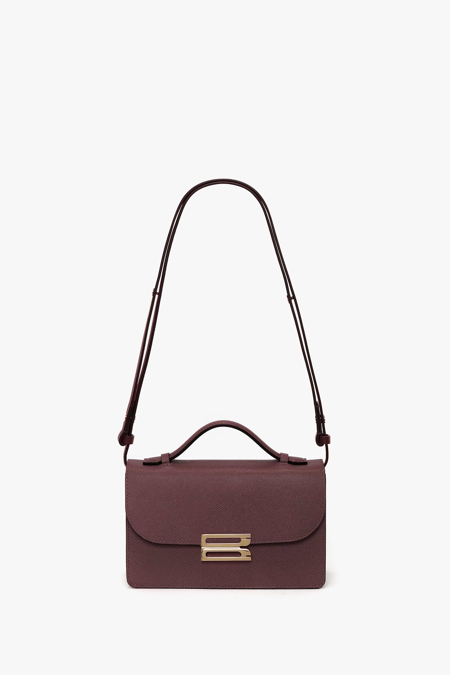 Dorian Bag Small Burgundy Grainy Calf Leather