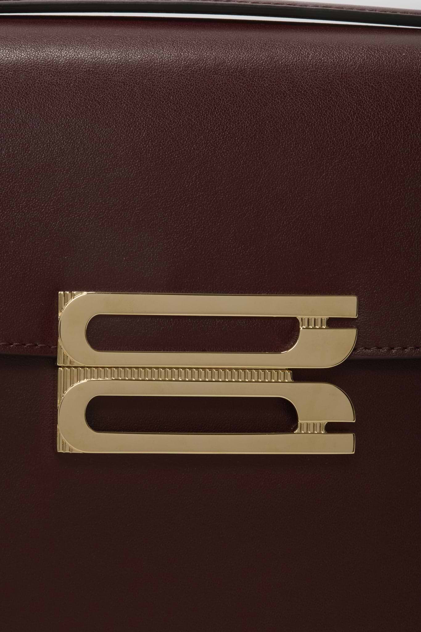 Dorian Bag Burgundy Shiny Calf Leather