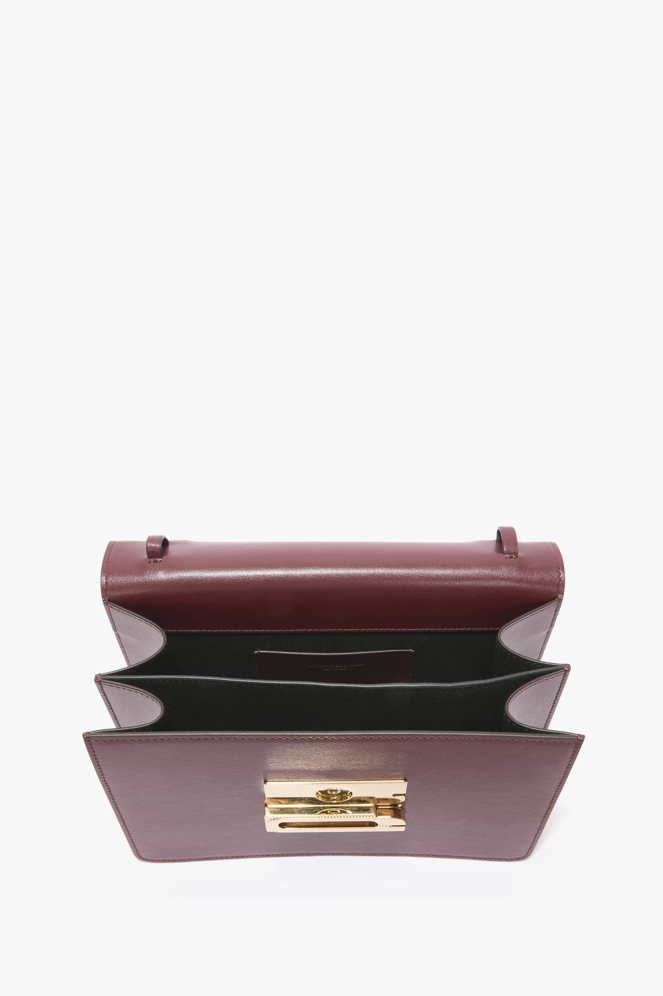 Dorian Bag Burgundy Shiny Calf Leather
