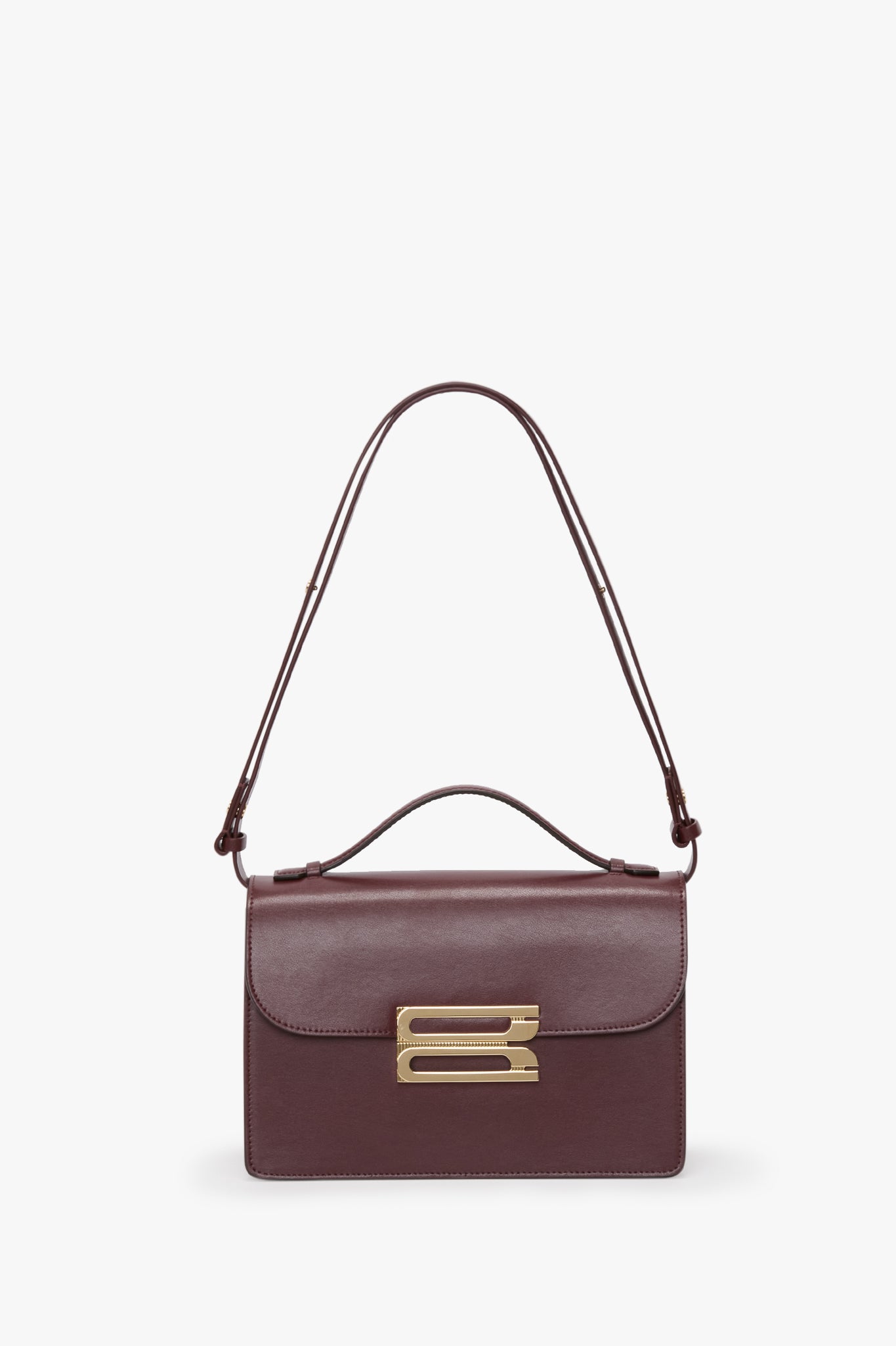 Dorian Bag Burgundy Shiny Calf Leather