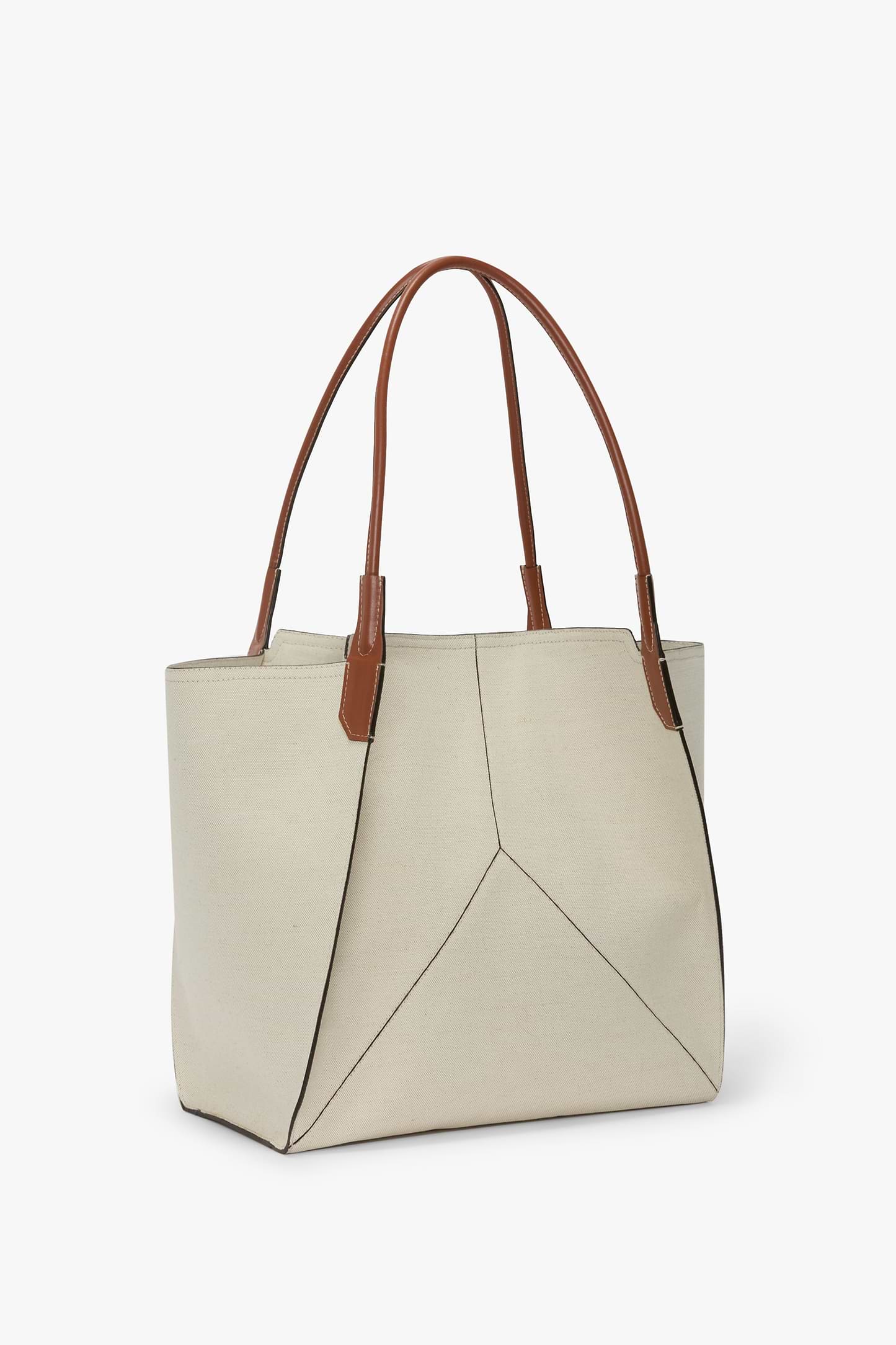 Victoria Tote Large Natural Canvas