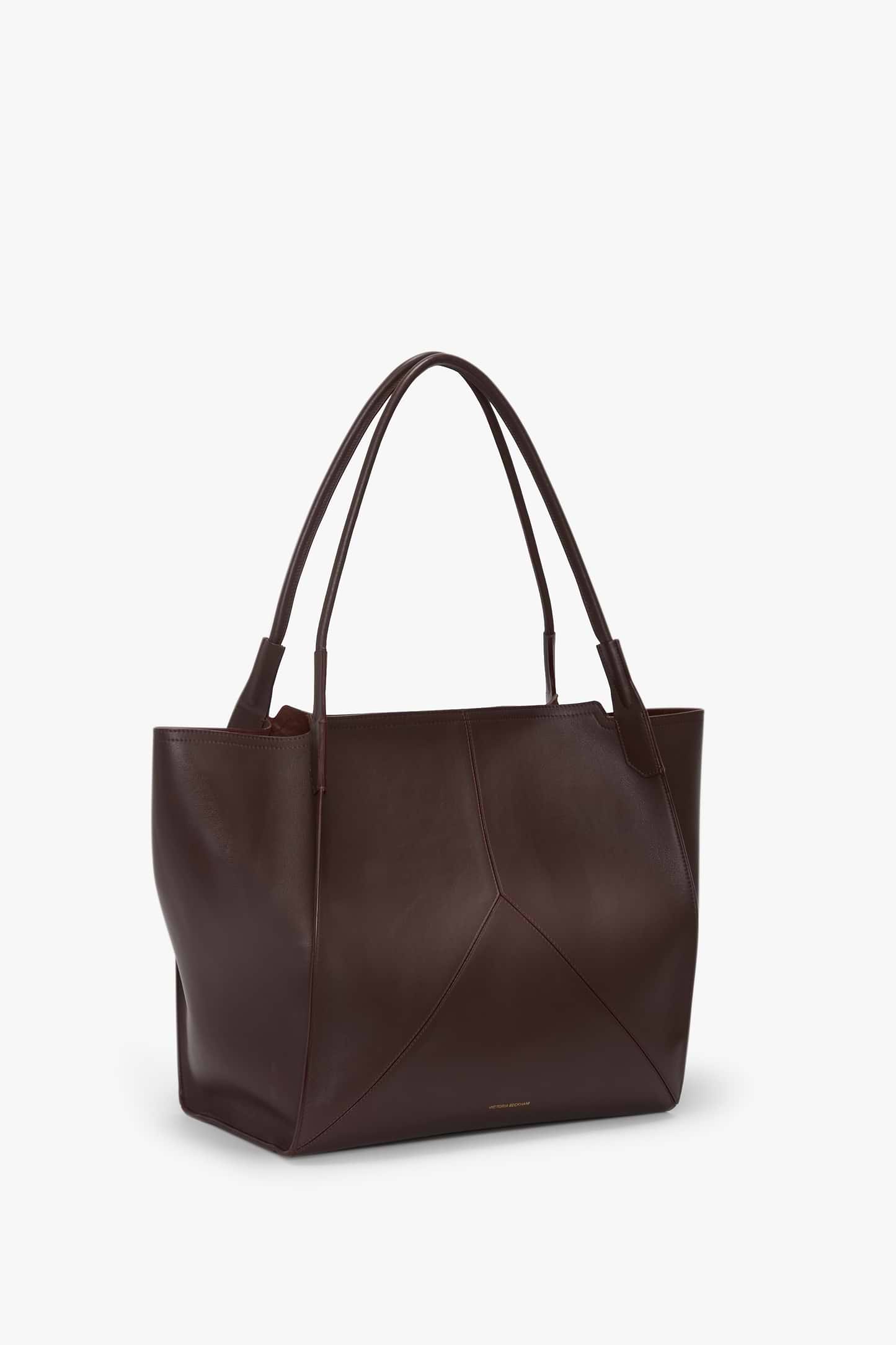 Victoria Tote Large Burgundy Soft Calf Leather