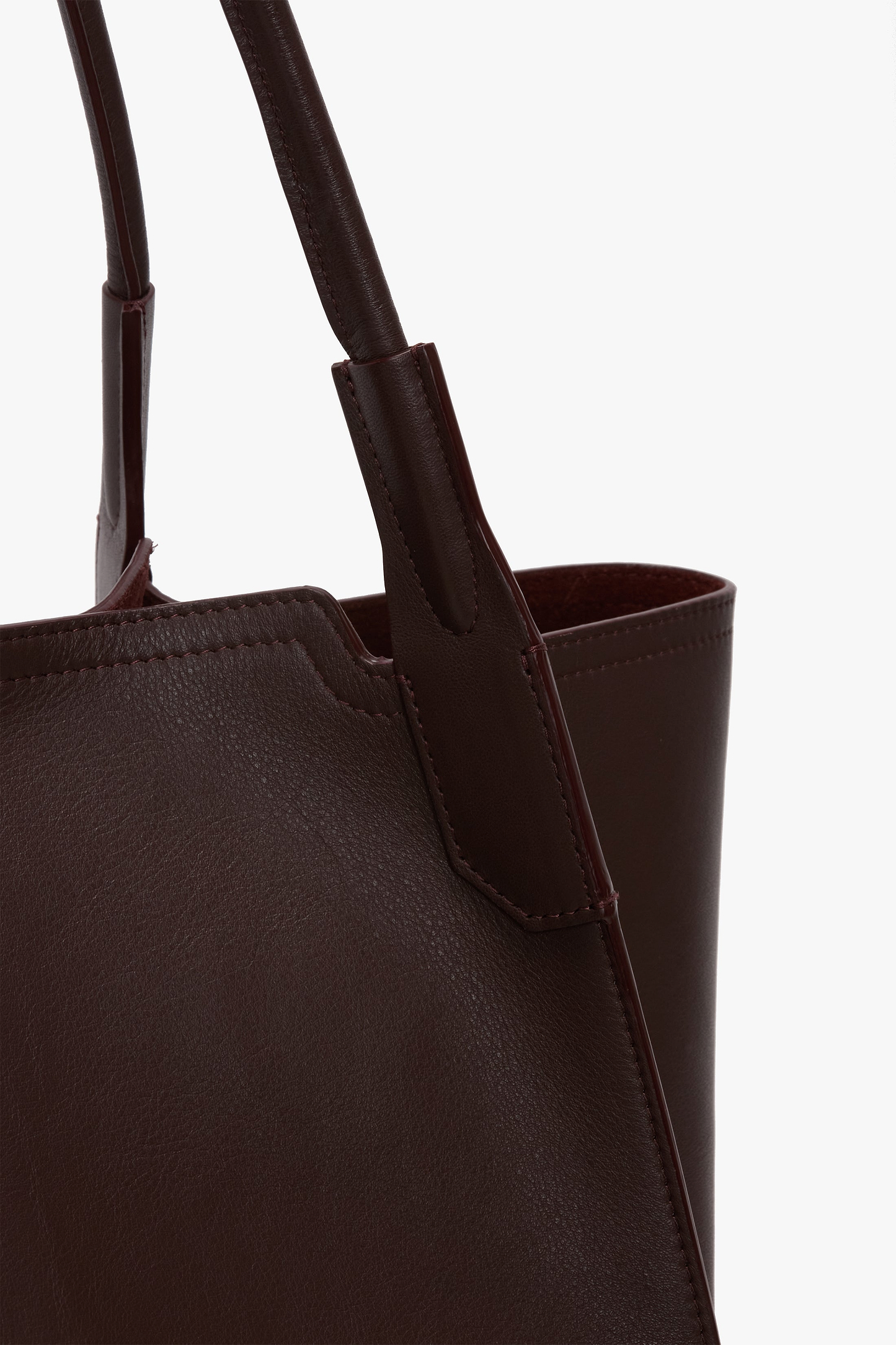 Victoria Tote Large Burgundy Soft Calf Leather