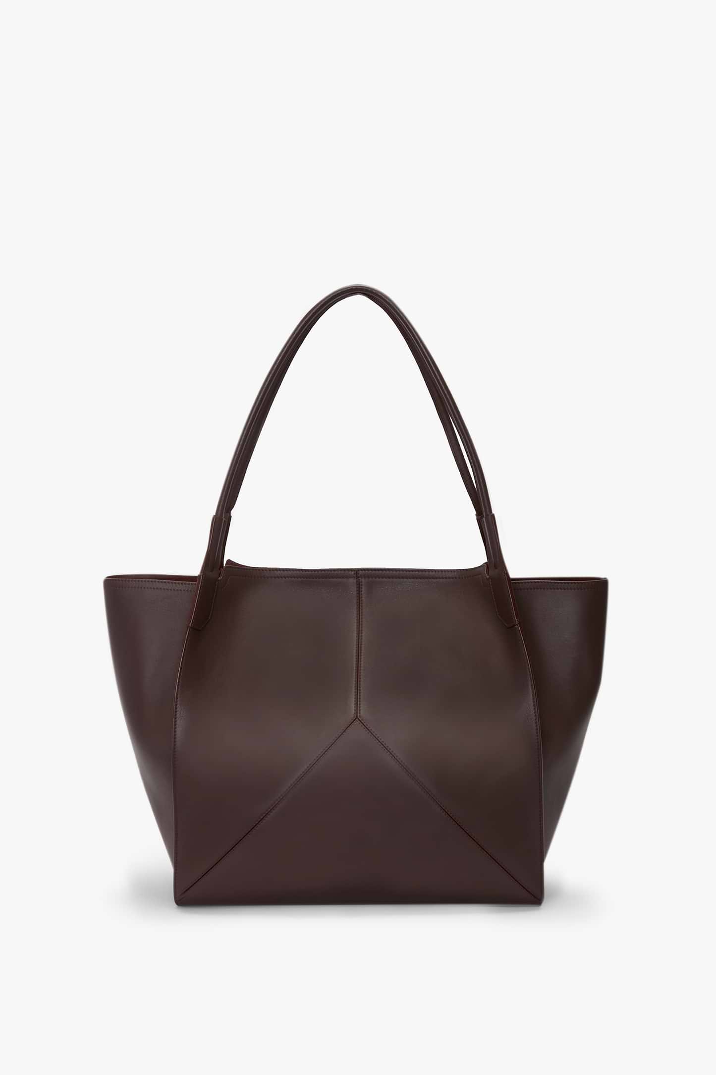 Victoria Tote Large Burgundy Soft Calf Leather