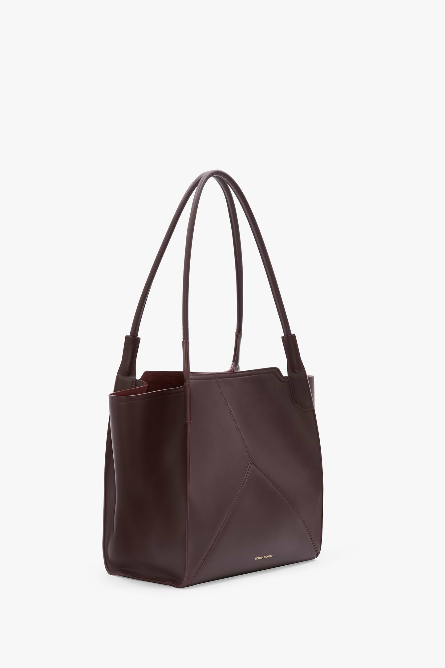 Victoria Tote Burgundy Soft Calf Leather