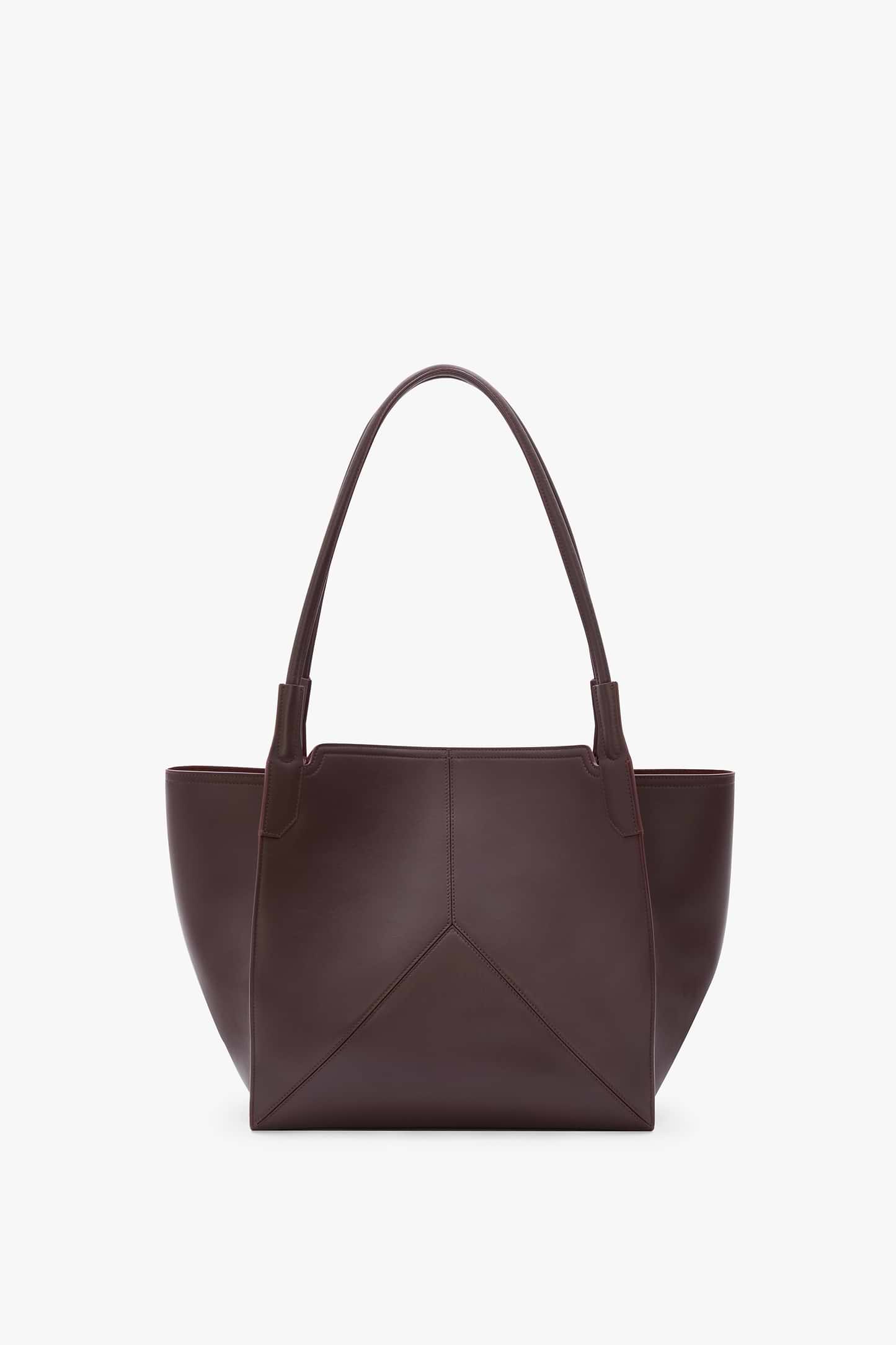 Victoria Tote Burgundy Soft Calf Leather