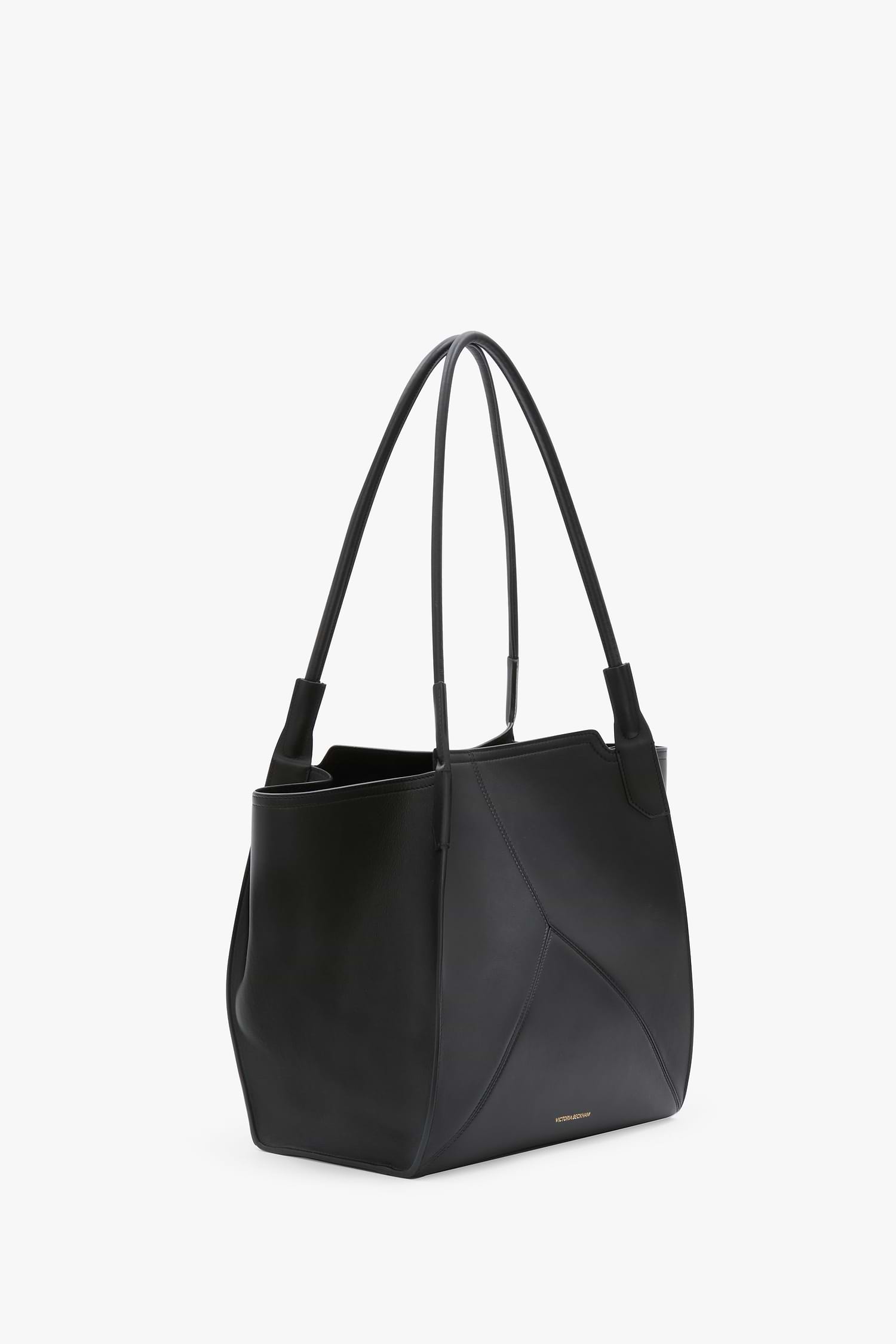 Victoria Tote Black Soft Calf Leather