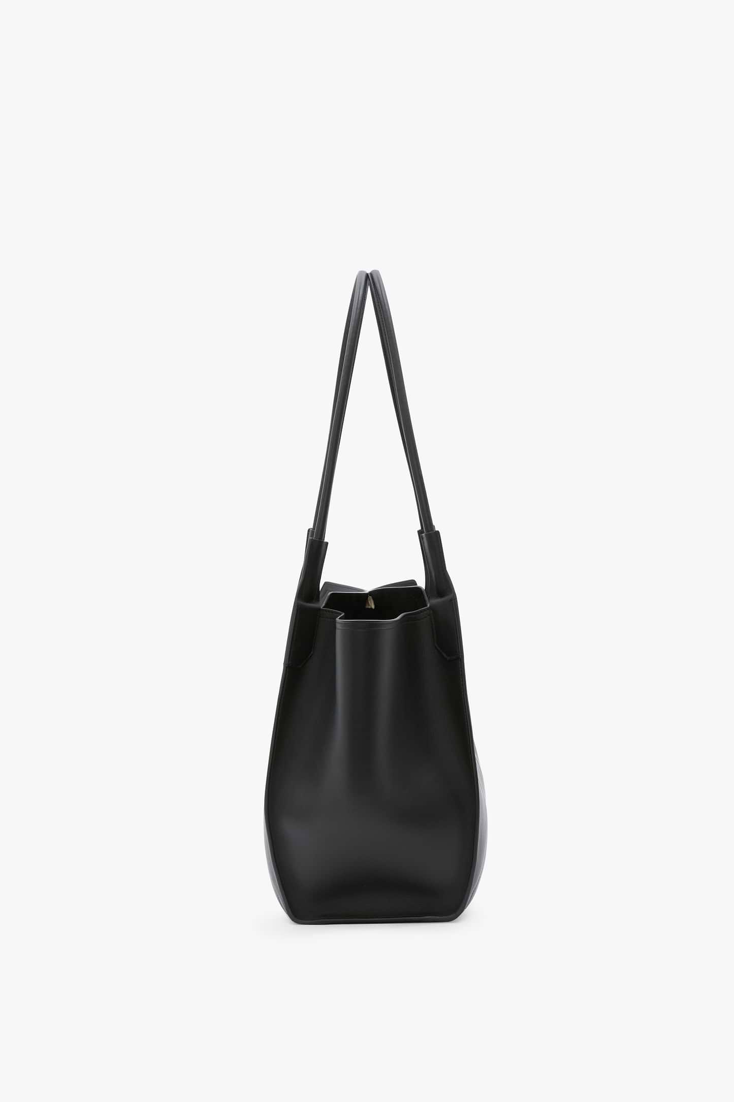 Victoria Tote Black Soft Calf Leather