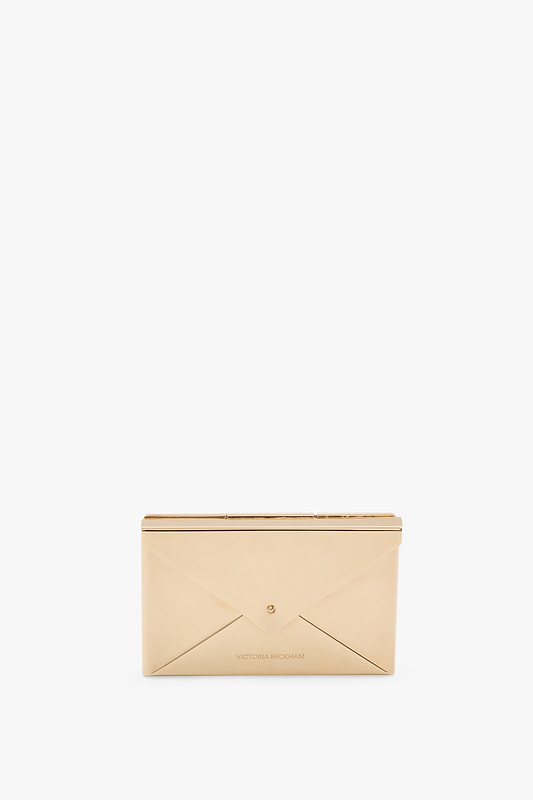 Envelope Card Holder In Gold