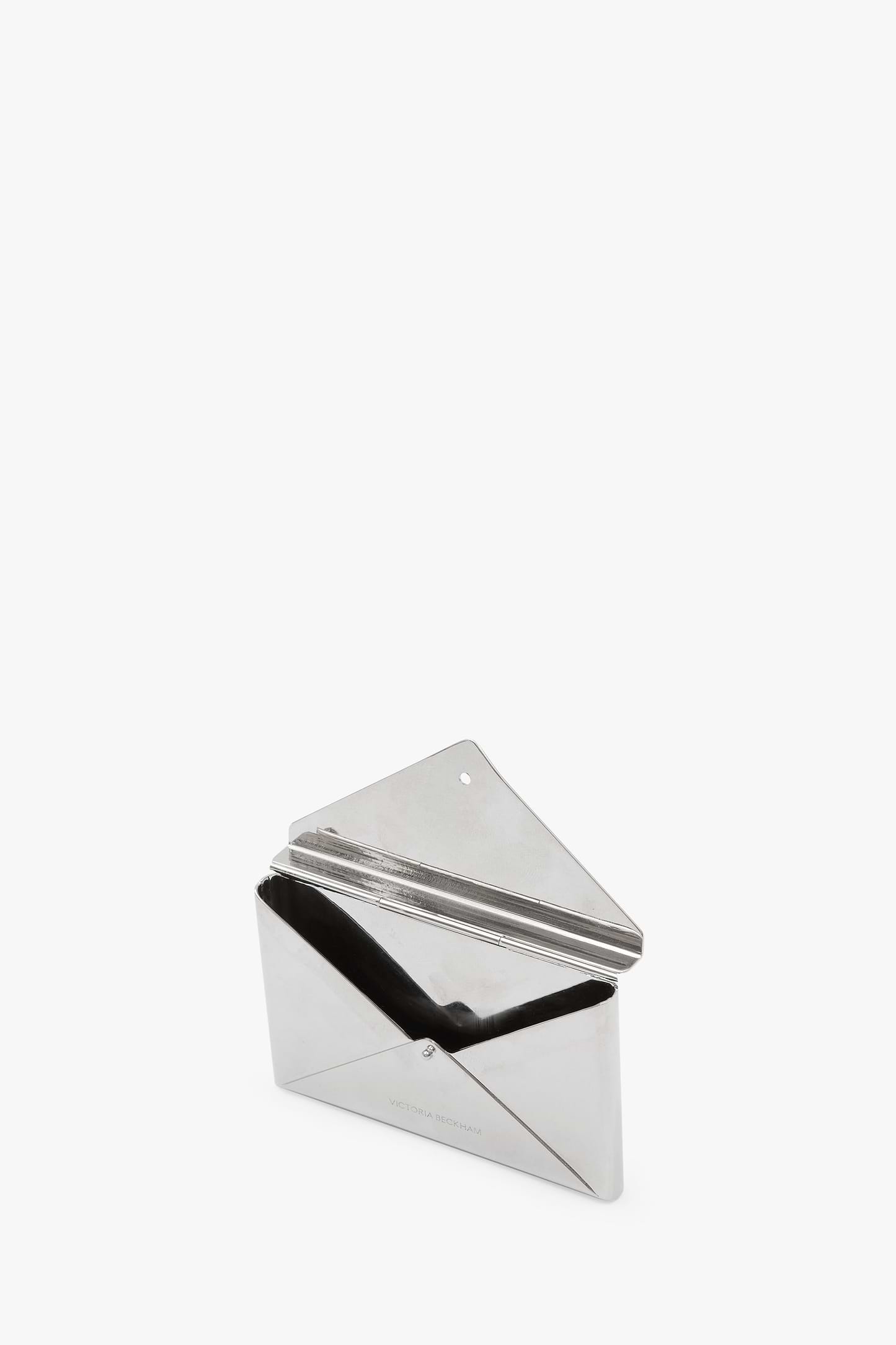 Envelope Card Holder In Silver