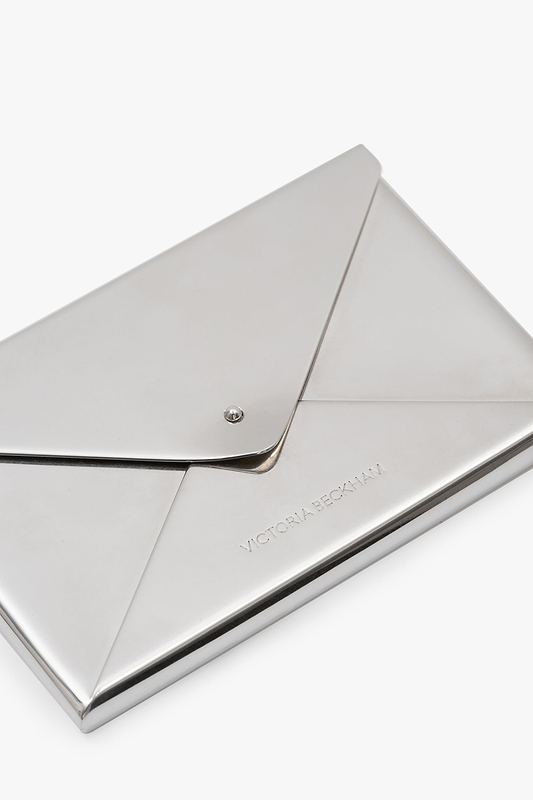 Envelope Card Holder In Silver