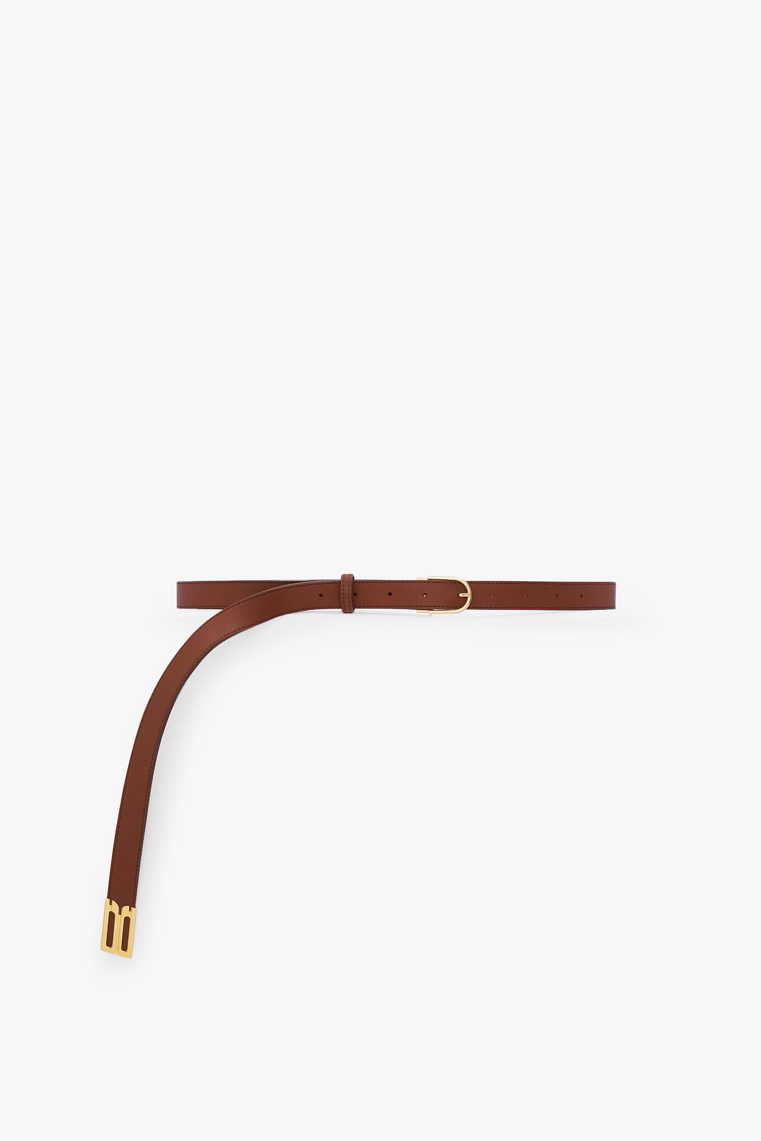 Dorian B Finite Belt 20mm Dark Tan Soft Calf Leather