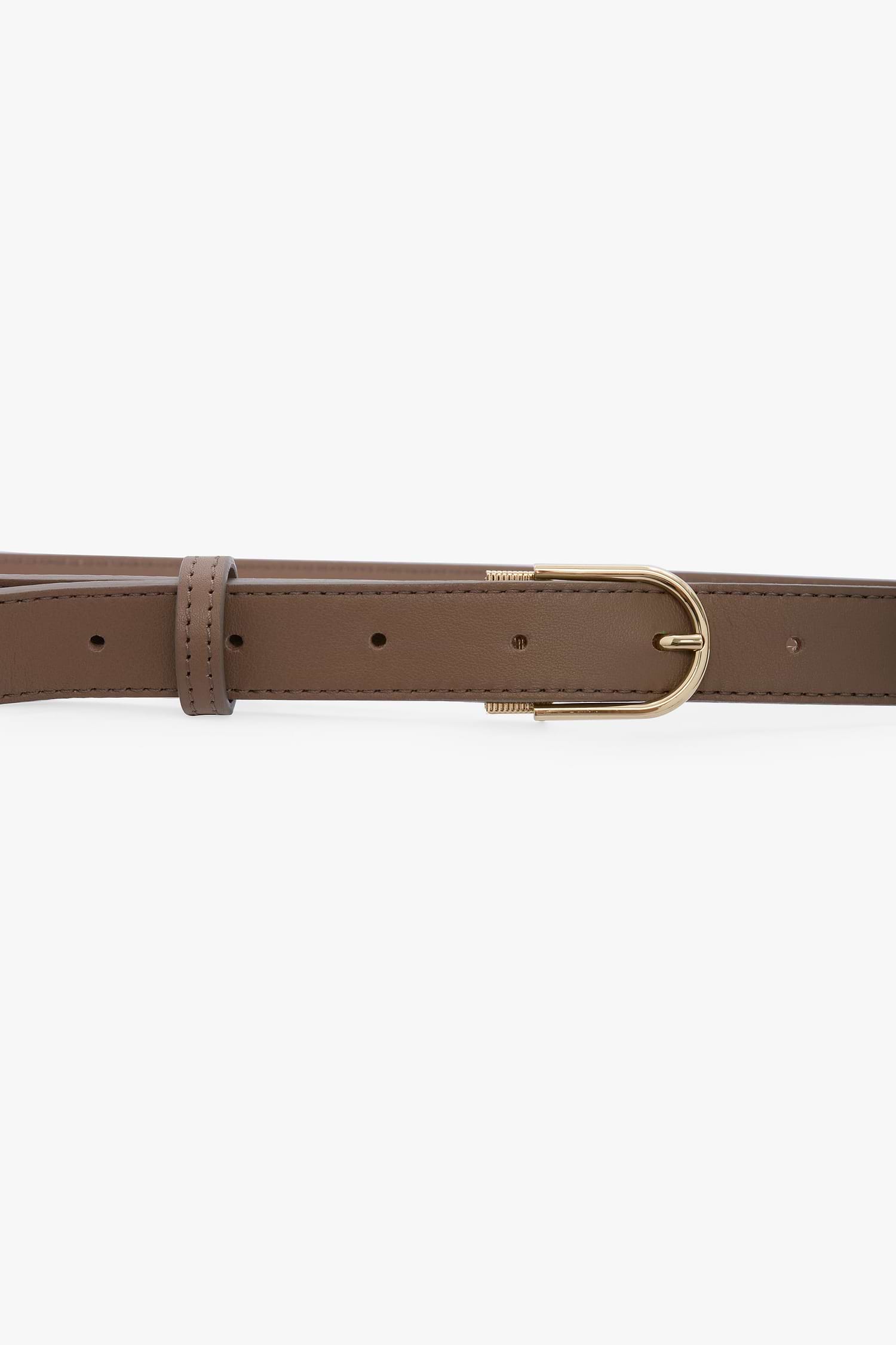 Dorian B Finite Belt 20mm Dove Grey Soft Calf Leather