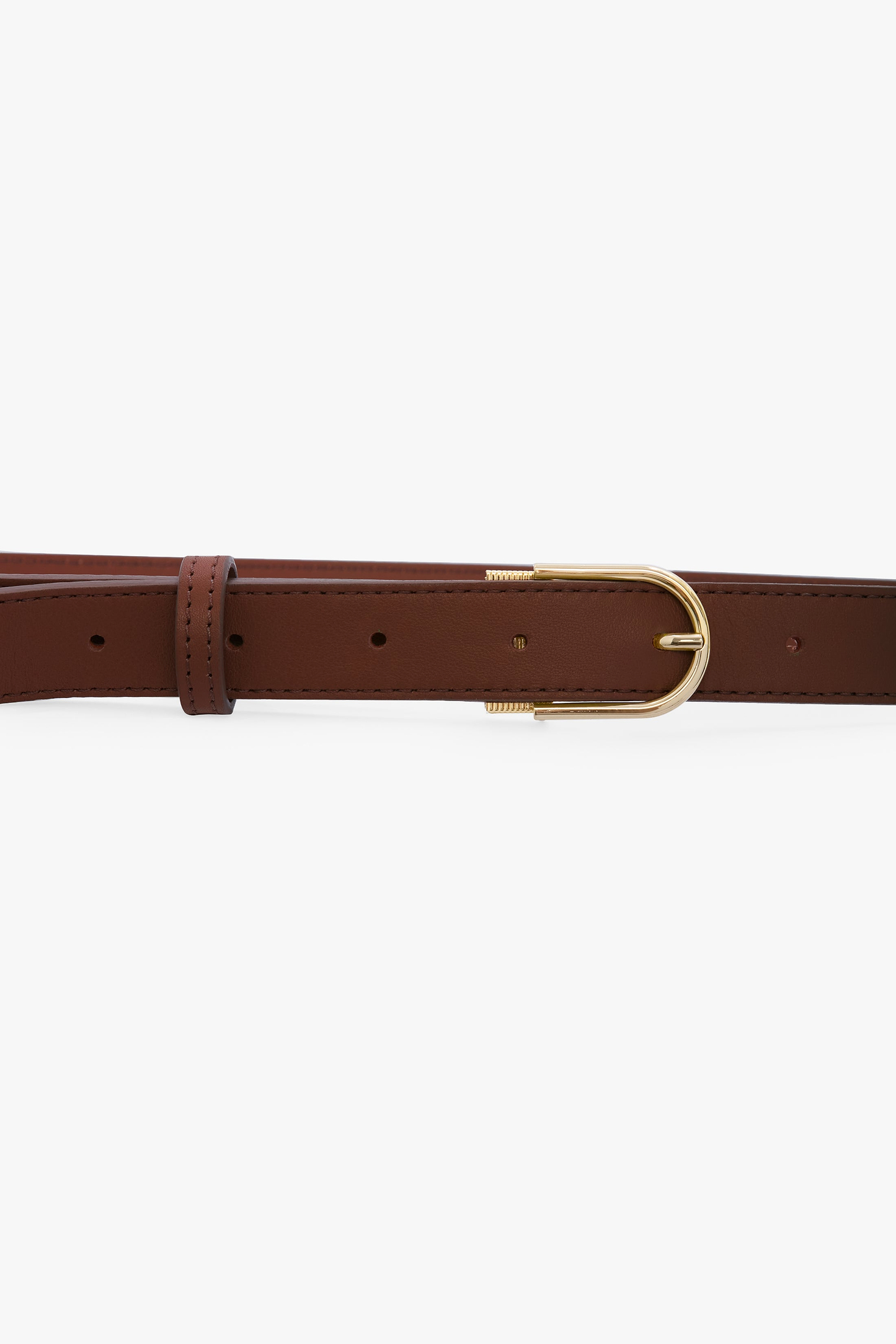 Dorian B Finite Belt 20mm Dark Tan Soft Calf Leather
