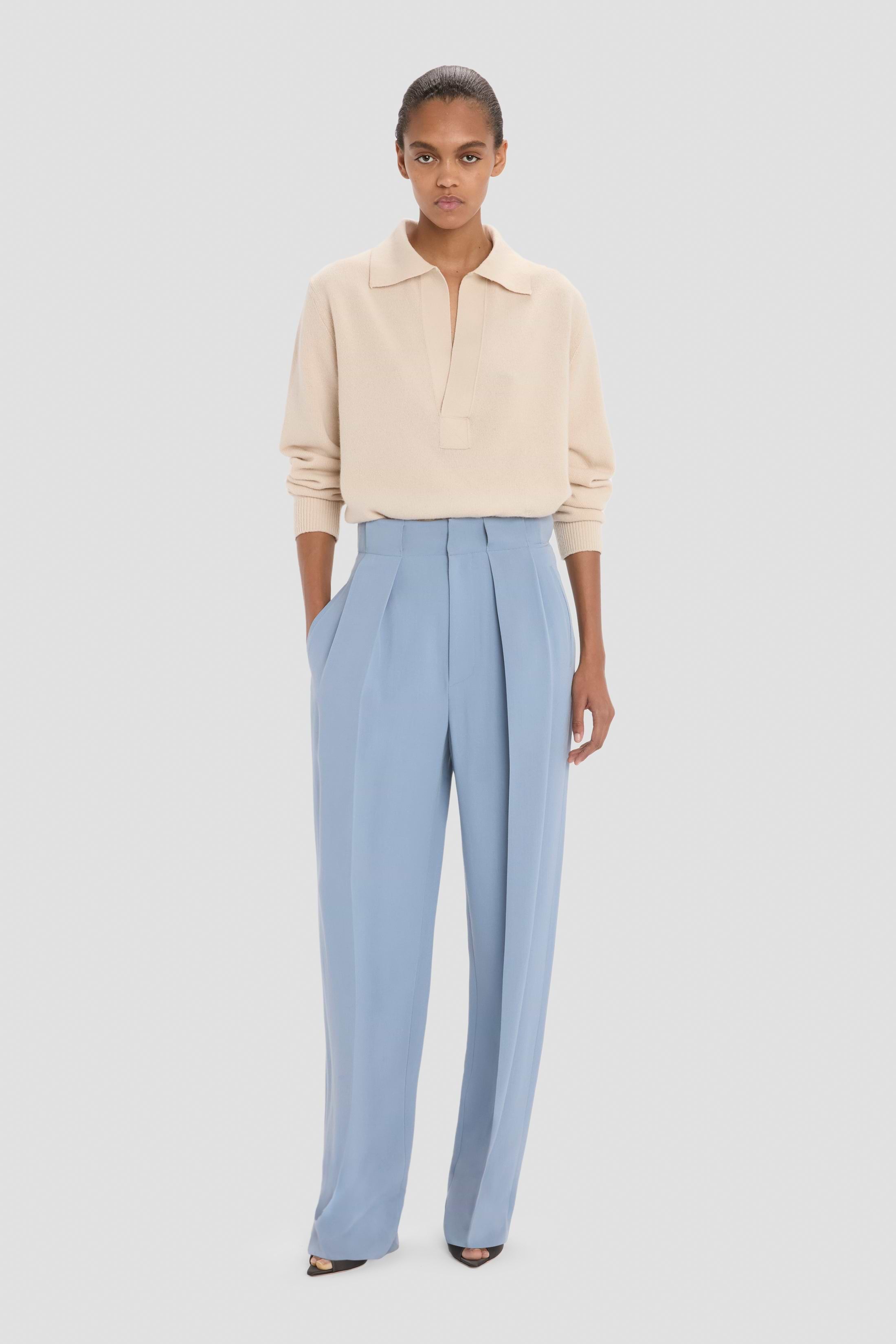 Tailored Trouser In Blue