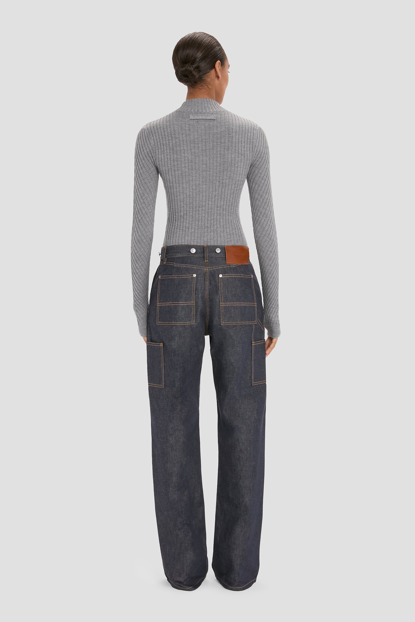 Panelled Jean In Indigo