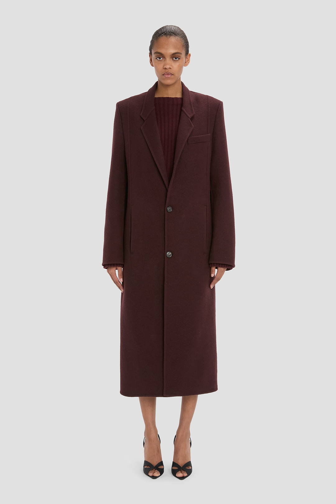 Tailored Coat Dark