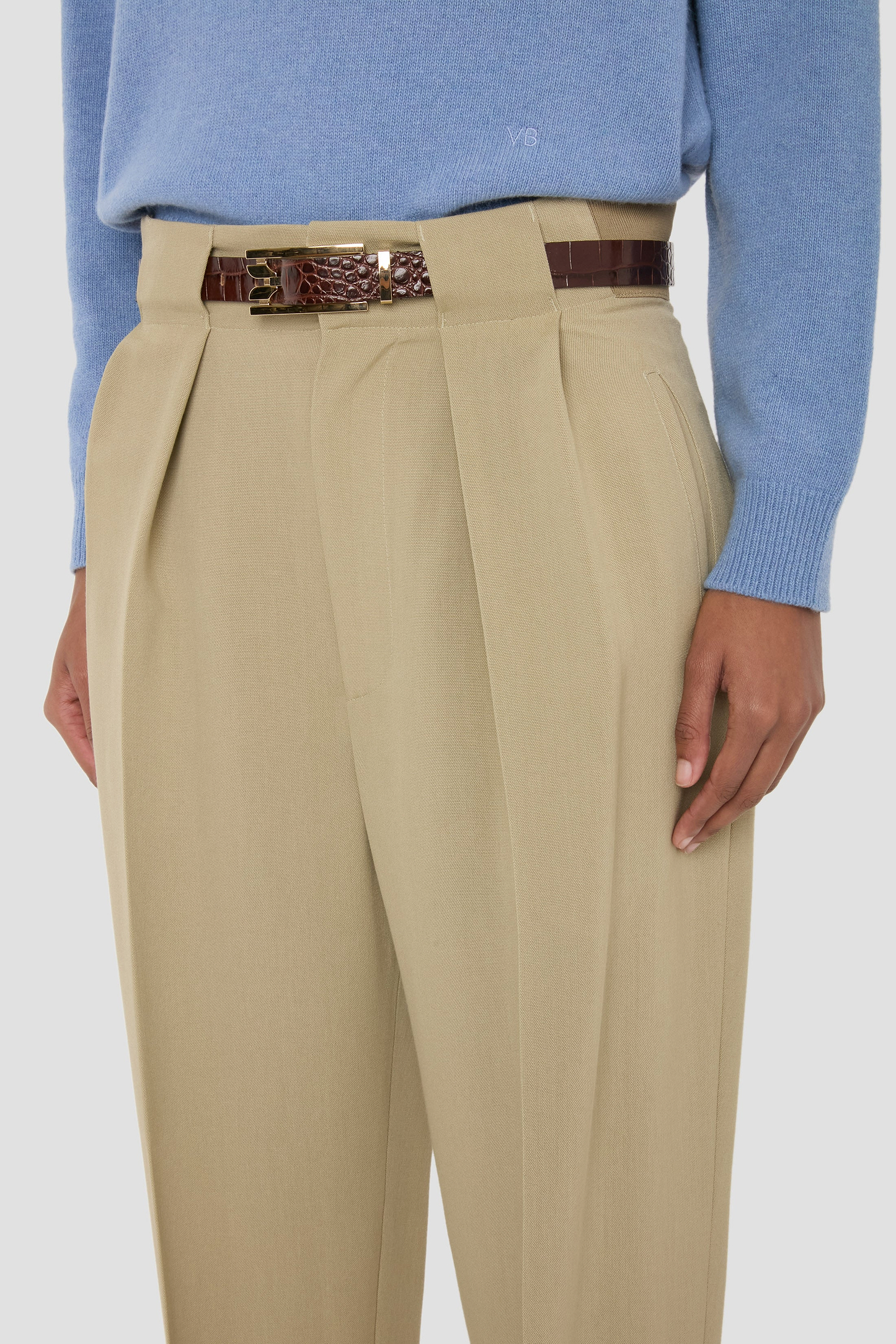 Tailored Trouser In Beige
