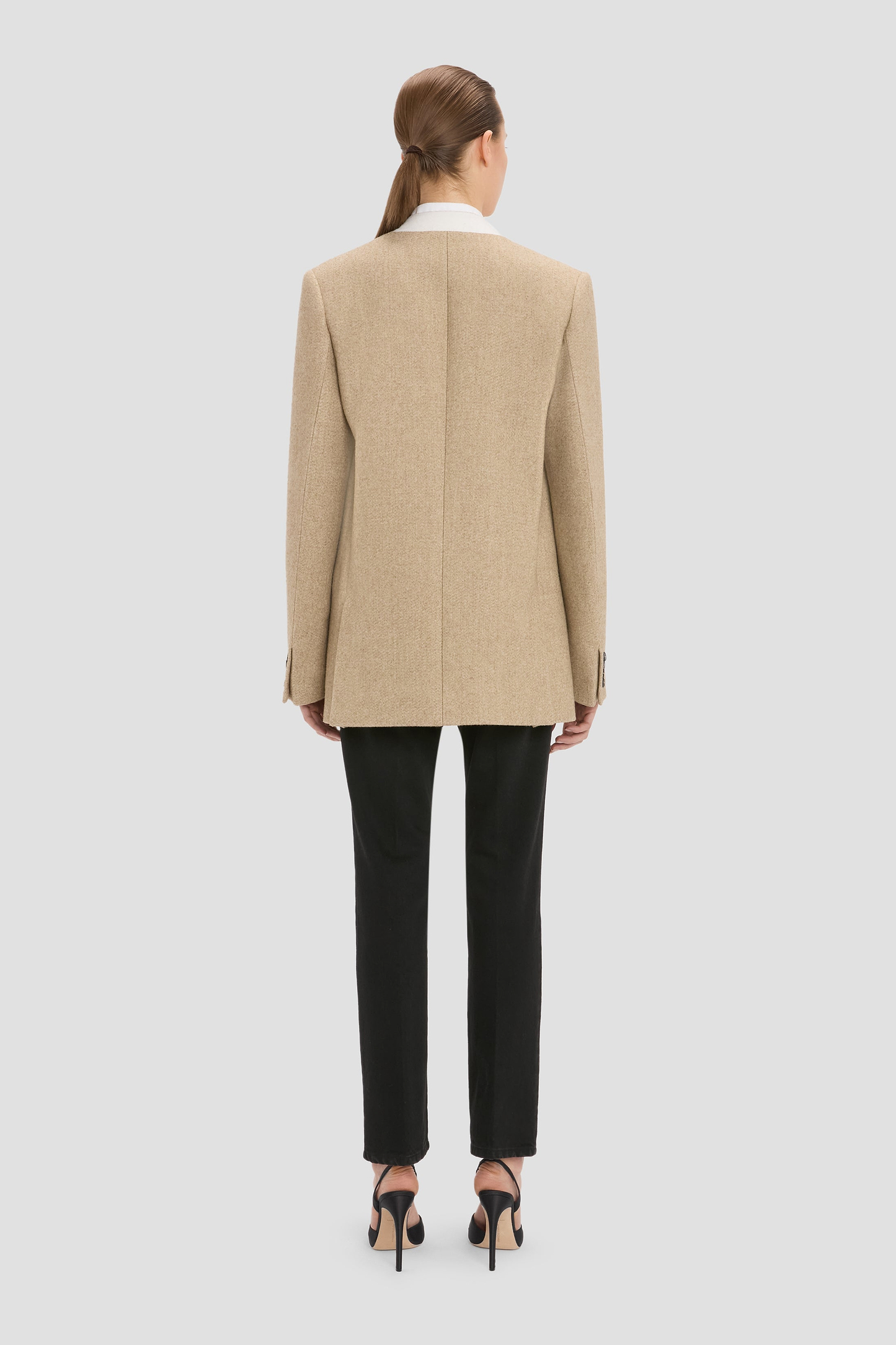 Beatrice Jacket In Camel Melange