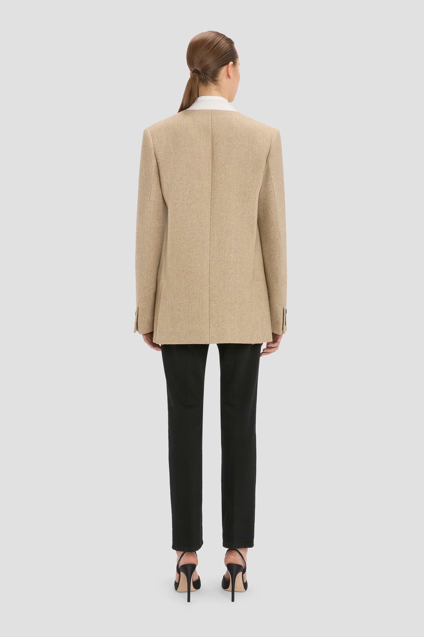 Beatrice Jacket In Camel Melange