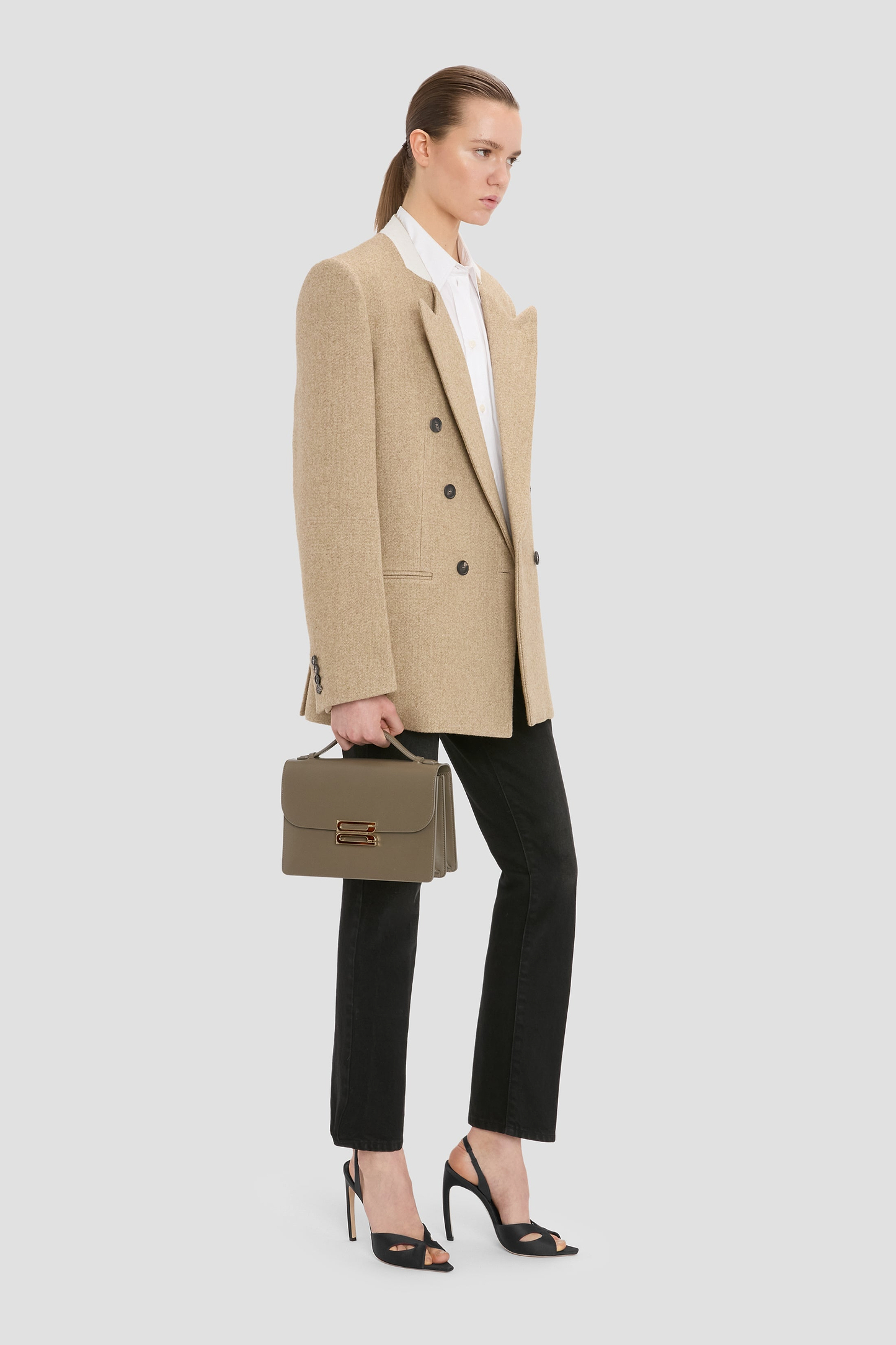 Dorian Bag Brown Shiny Calf Leather
