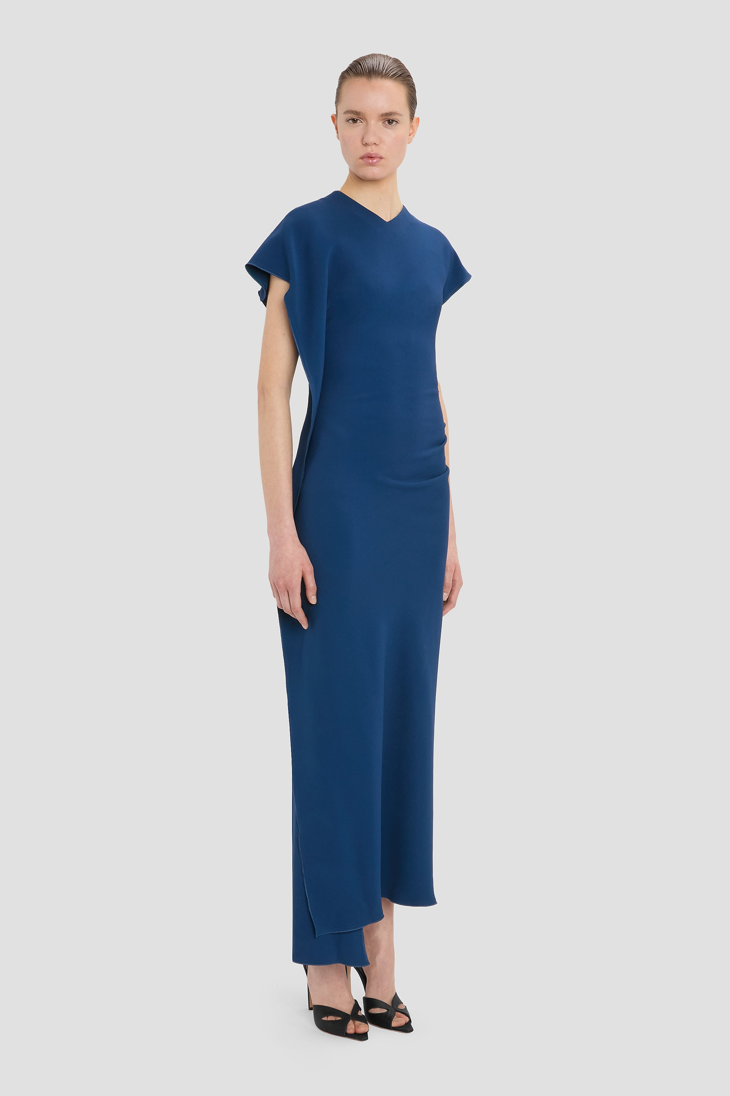 Victoria Midi Dress In Blue