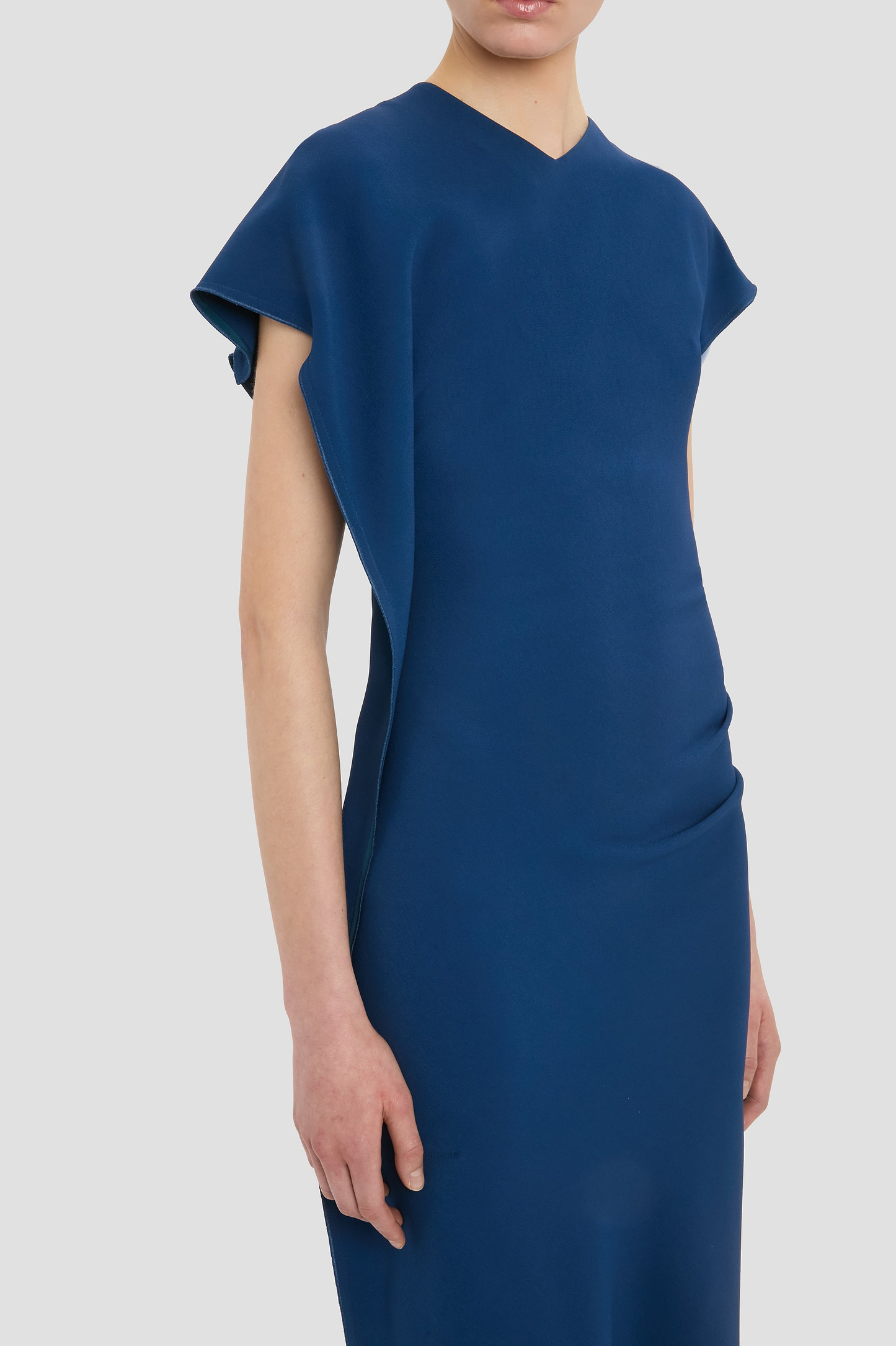 Victoria Midi Dress In Blue