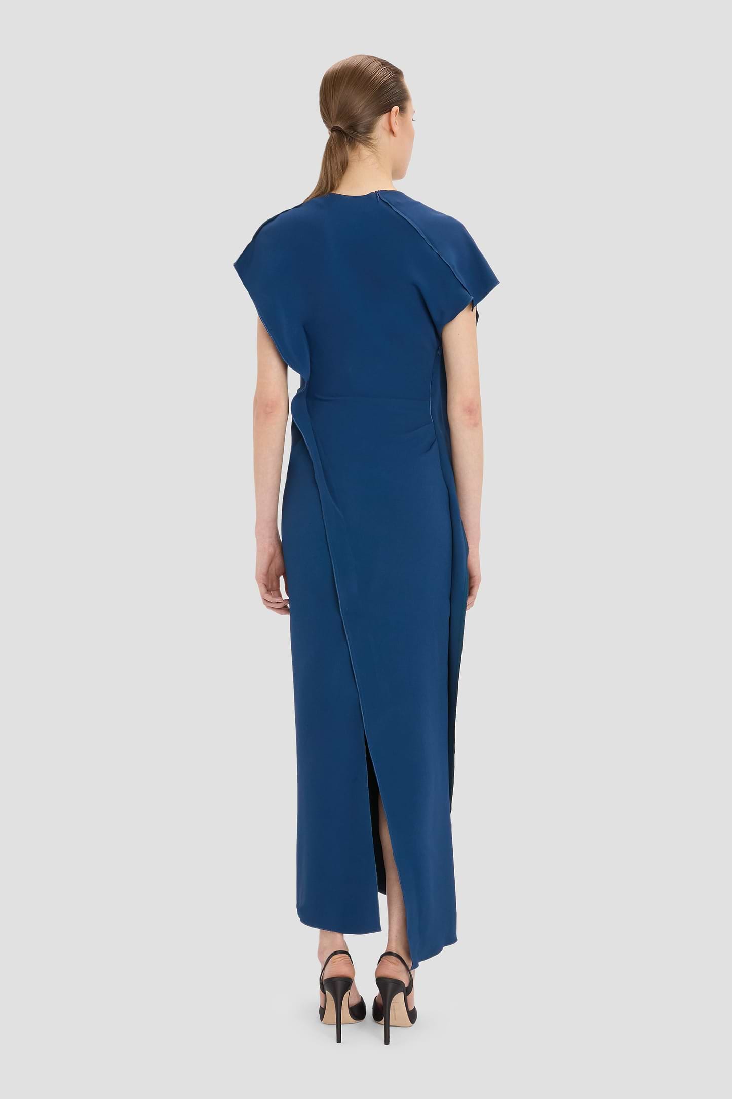 Victoria Midi Dress In Blue