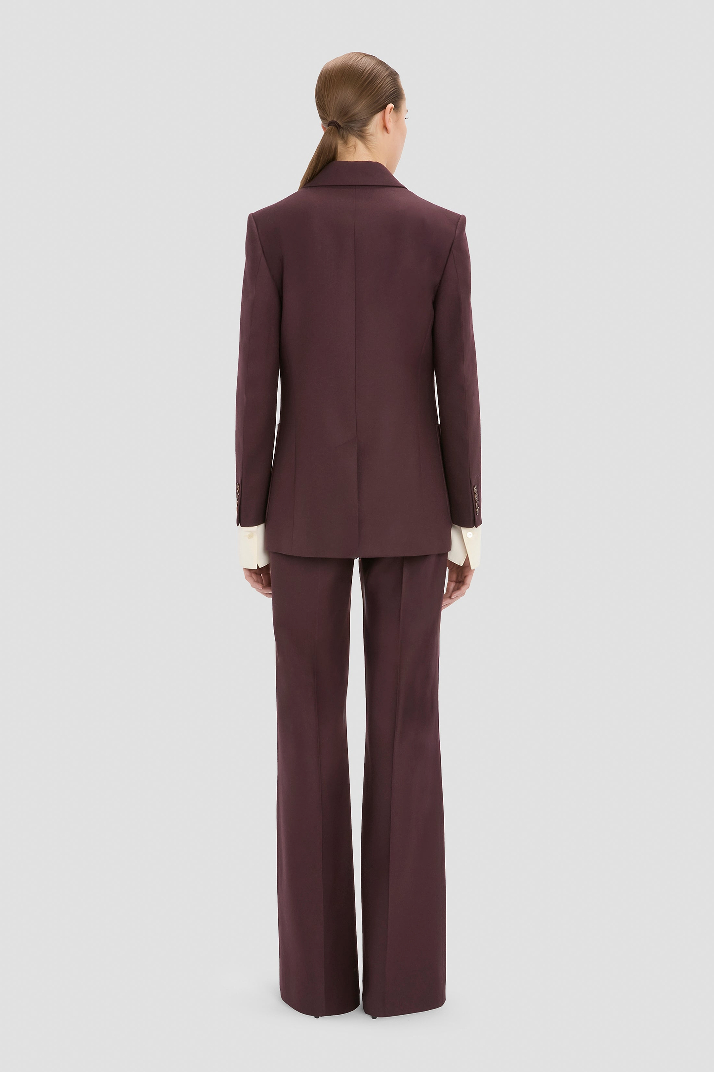Katherine Jacket In Dark Burgundy