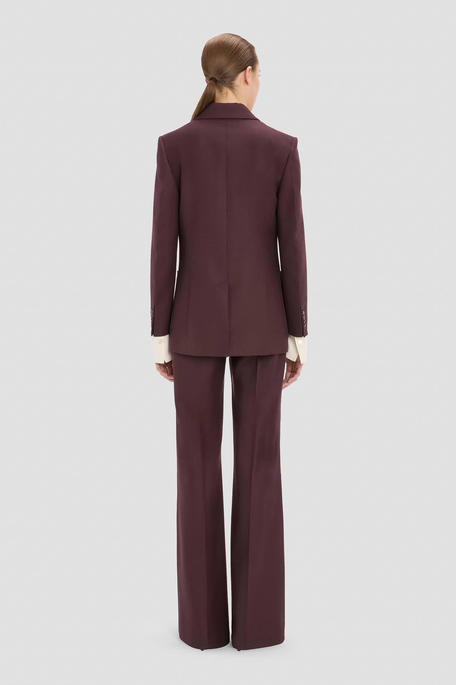 Katherine Jacket In Dark Burgundy
