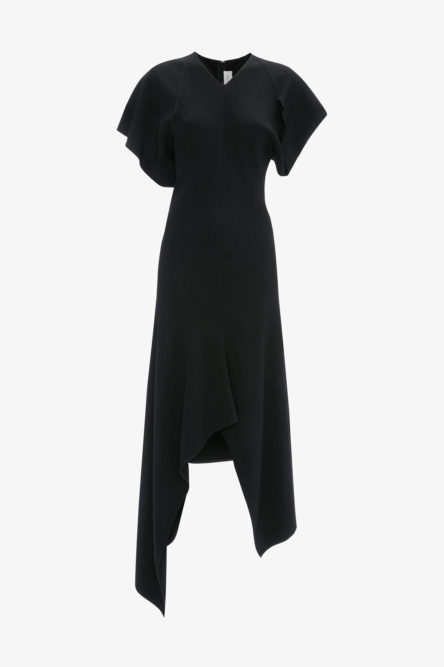 Panelled Dress In Black