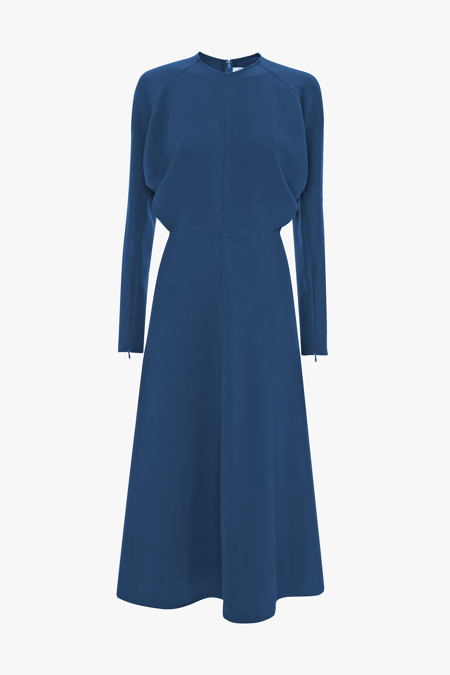 Dolman Midi Dress In Blue