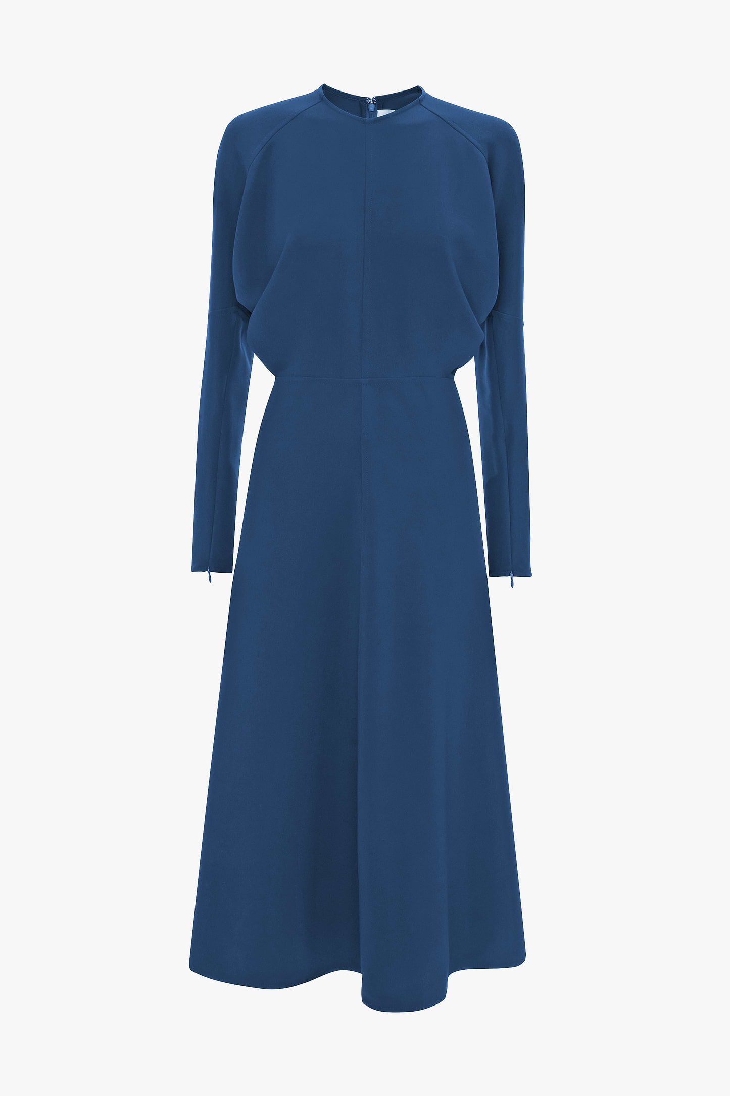 Dolman Midi Dress In Blue