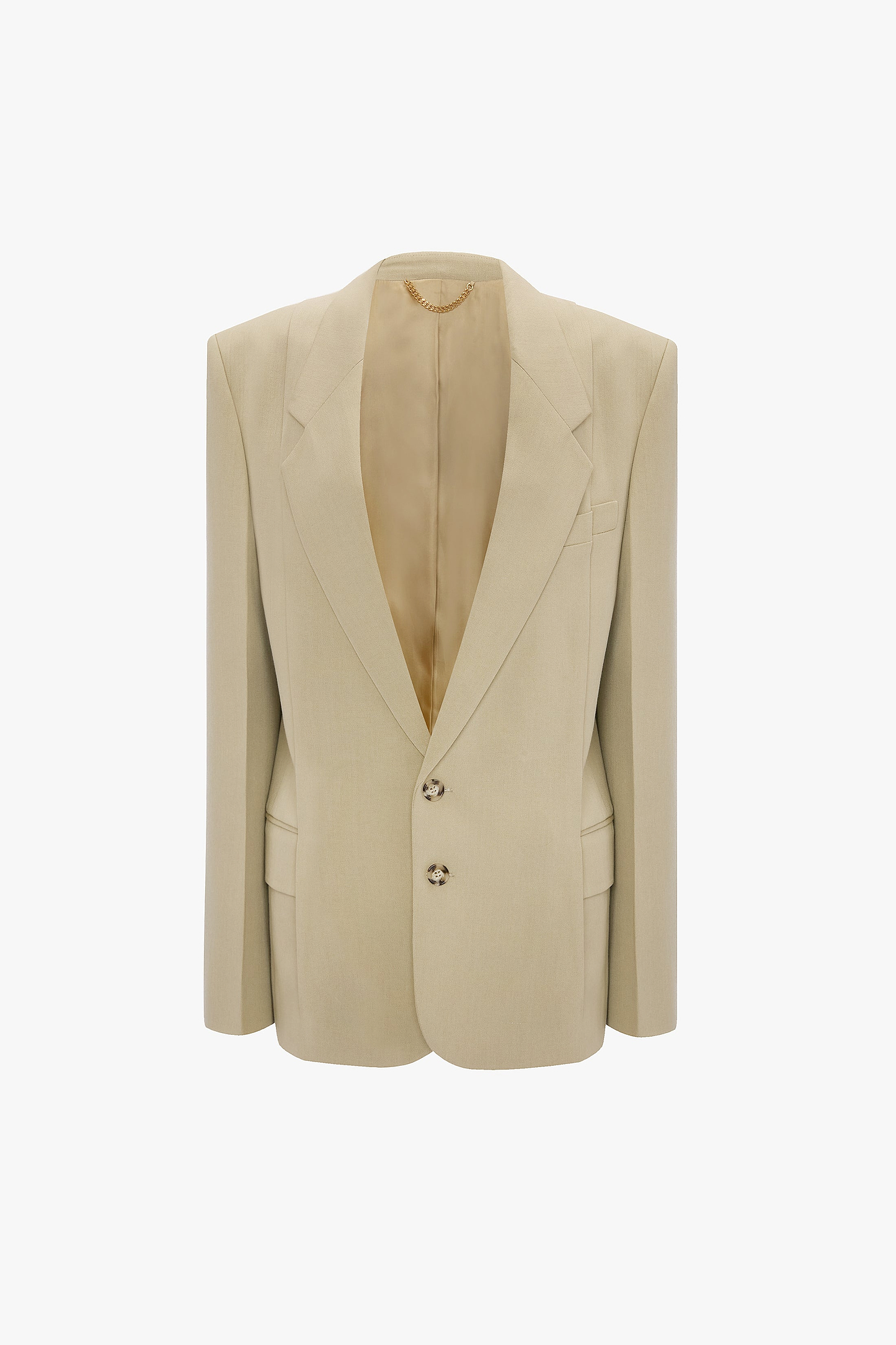 Pressed Jacket In Beige