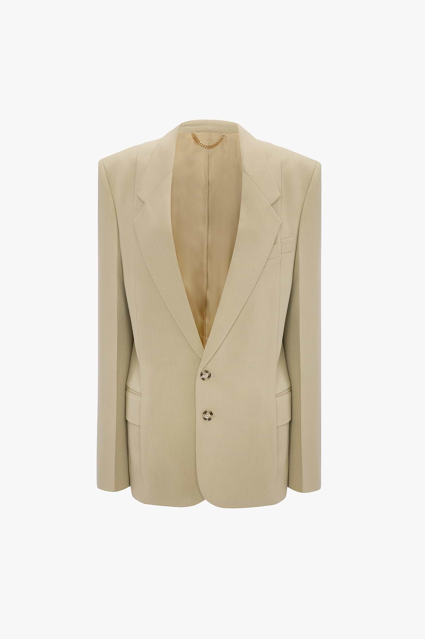 Pressed Jacket In Beige