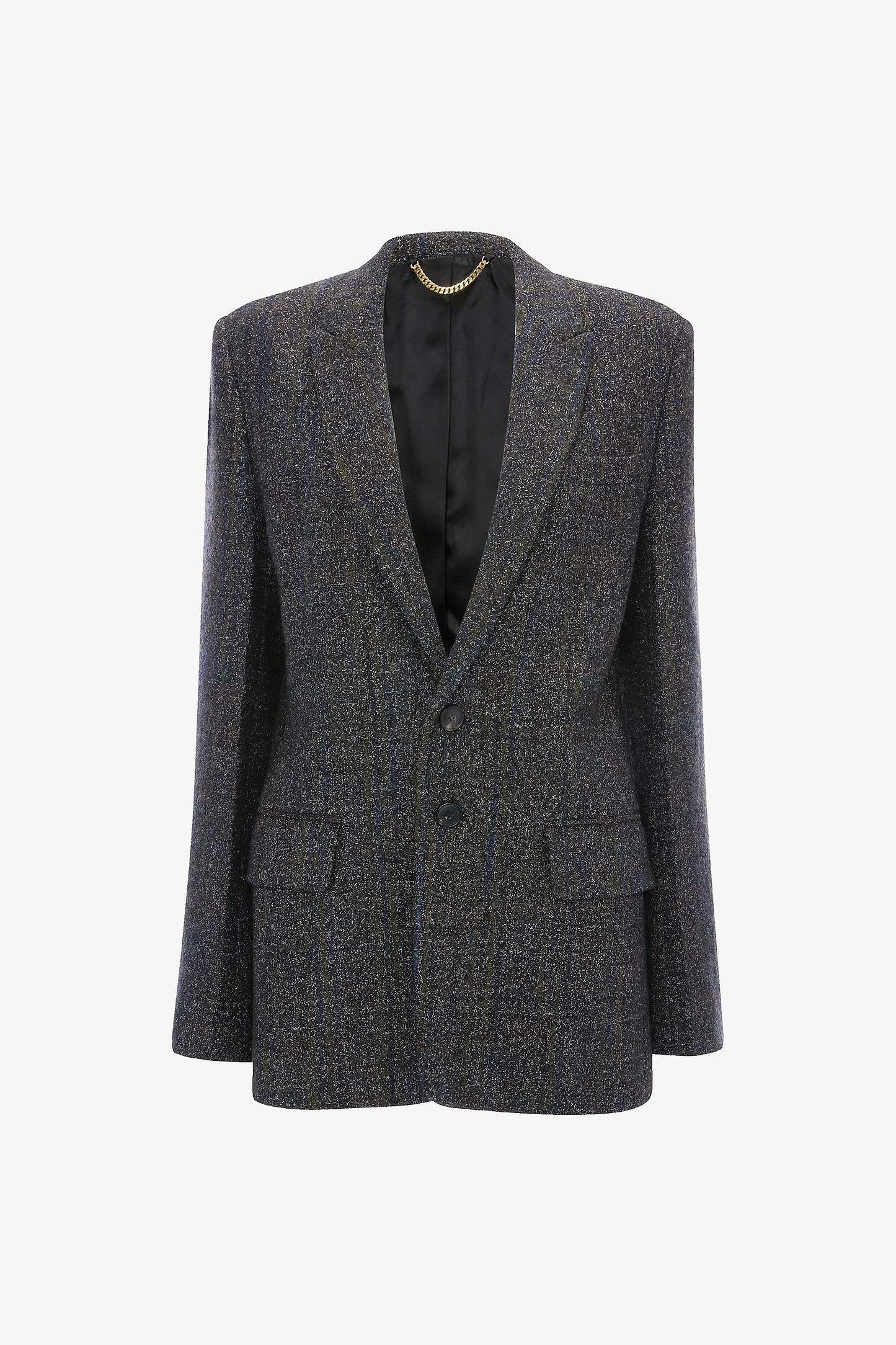 Tailored Jacket In Grey Melange