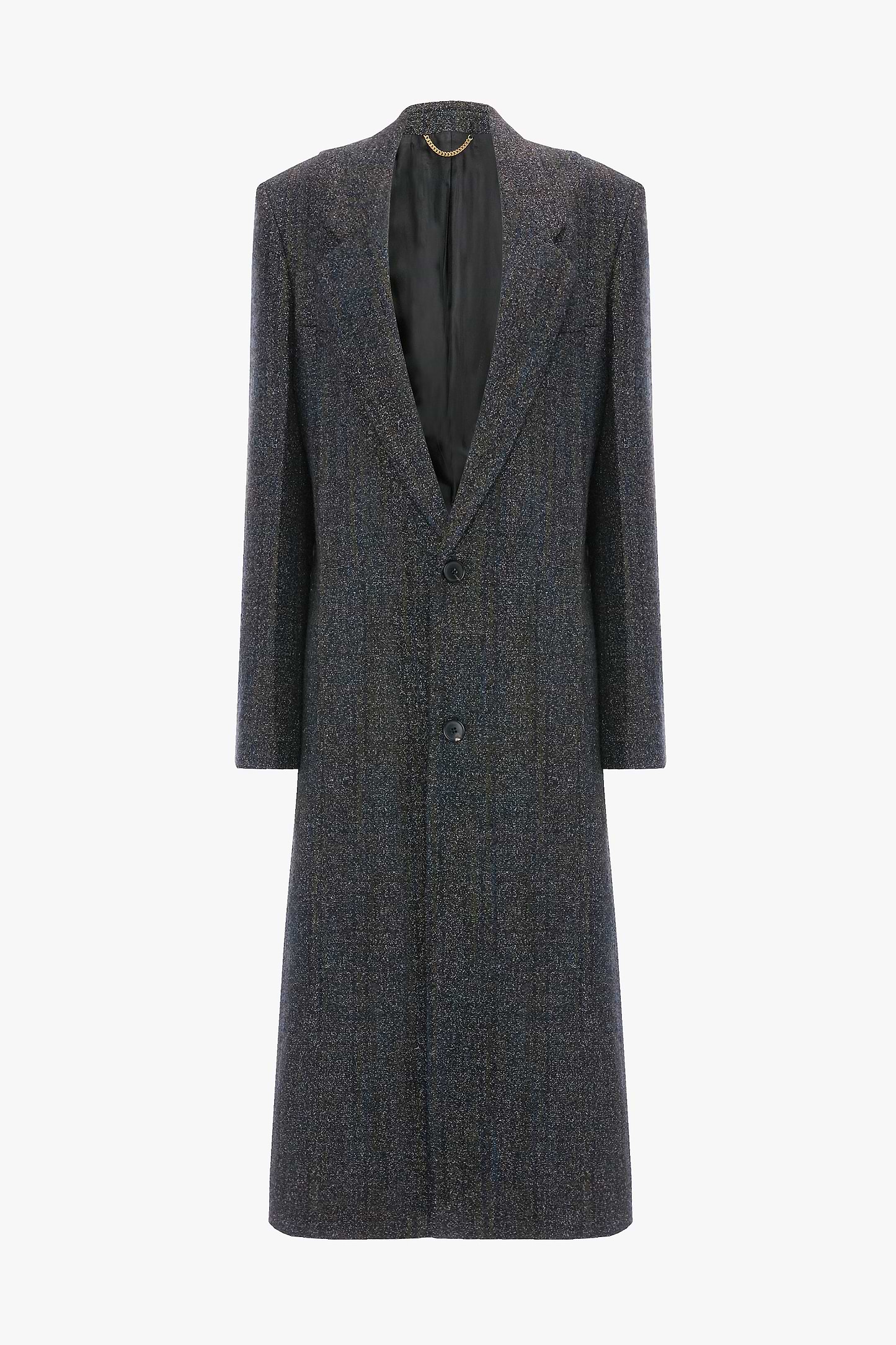 Tailored Coat In Grey Melange