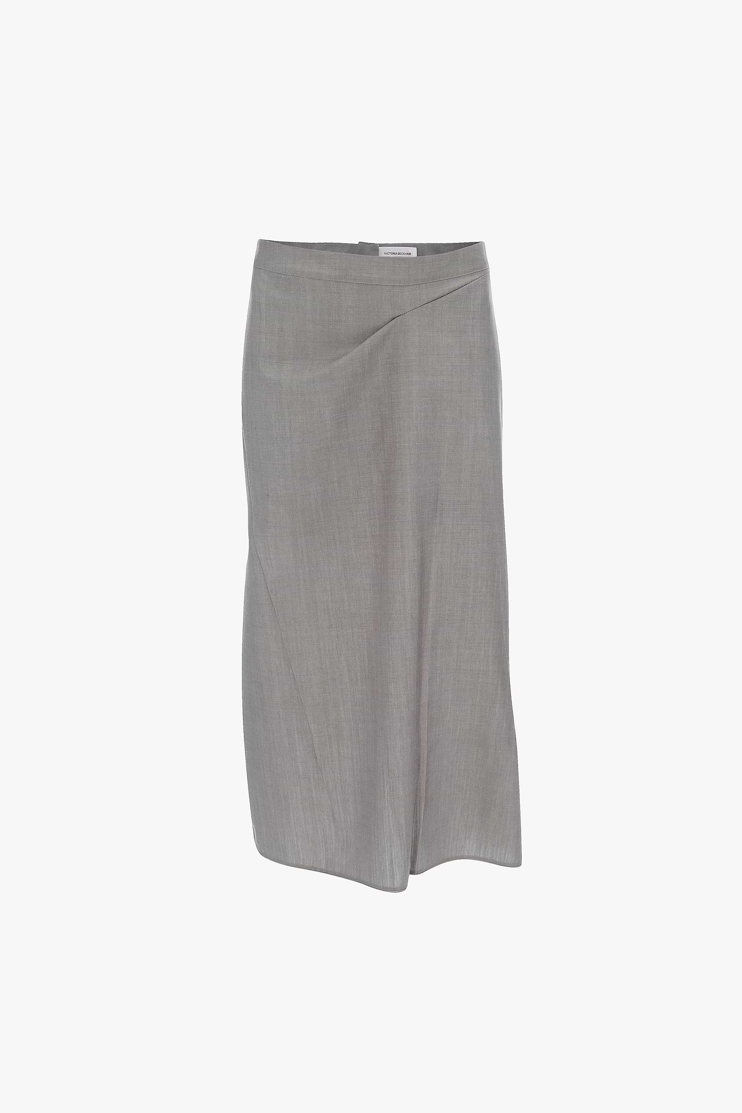 Pressed Skirt In Grey