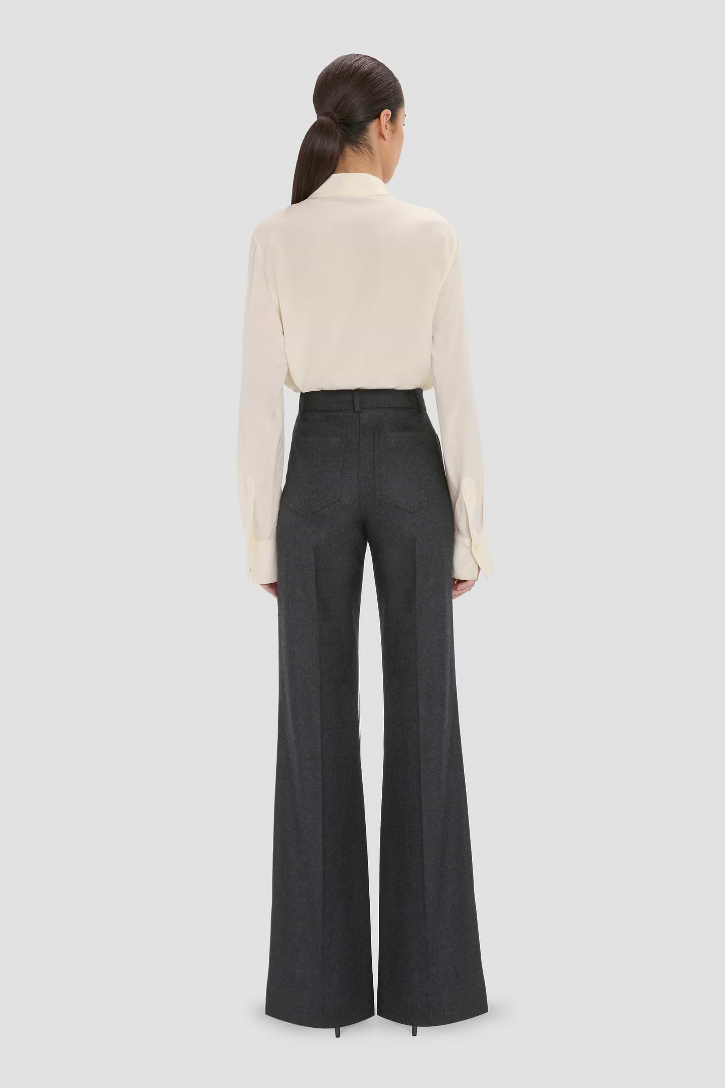 Alina Trouser In Dark Grey