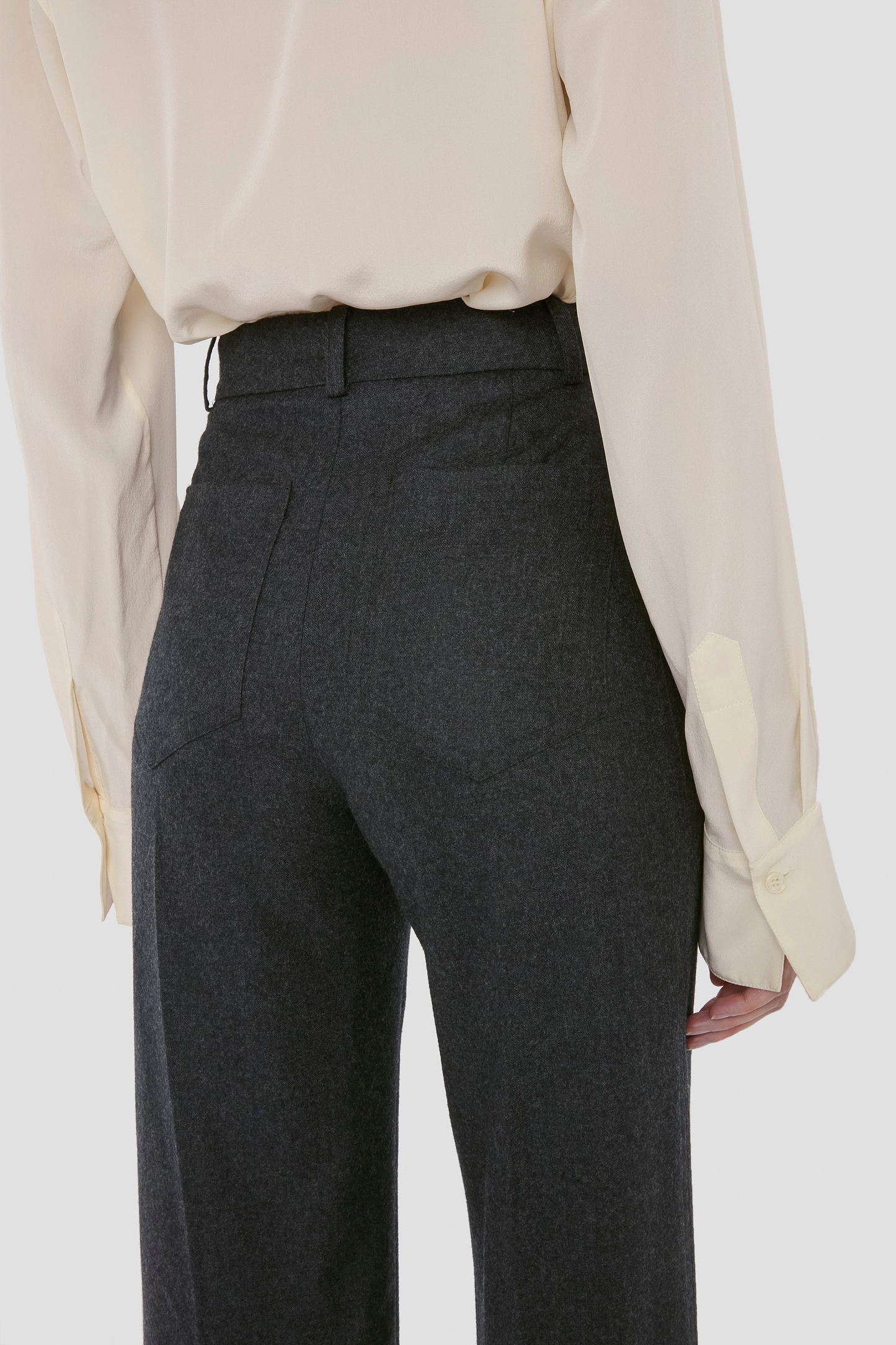 Alina Trouser In Dark Grey