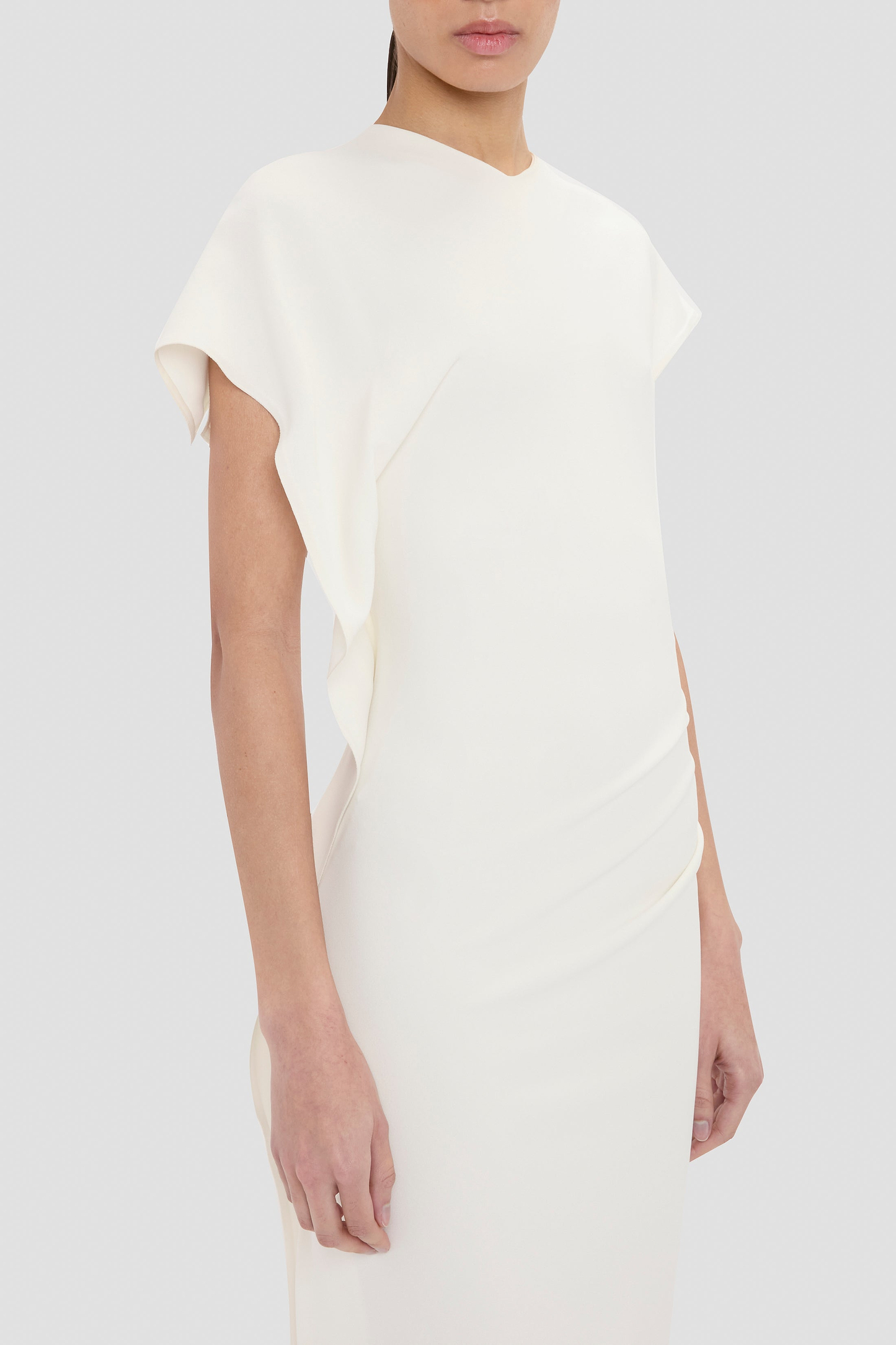 Victoria Midi Dress In Ivory