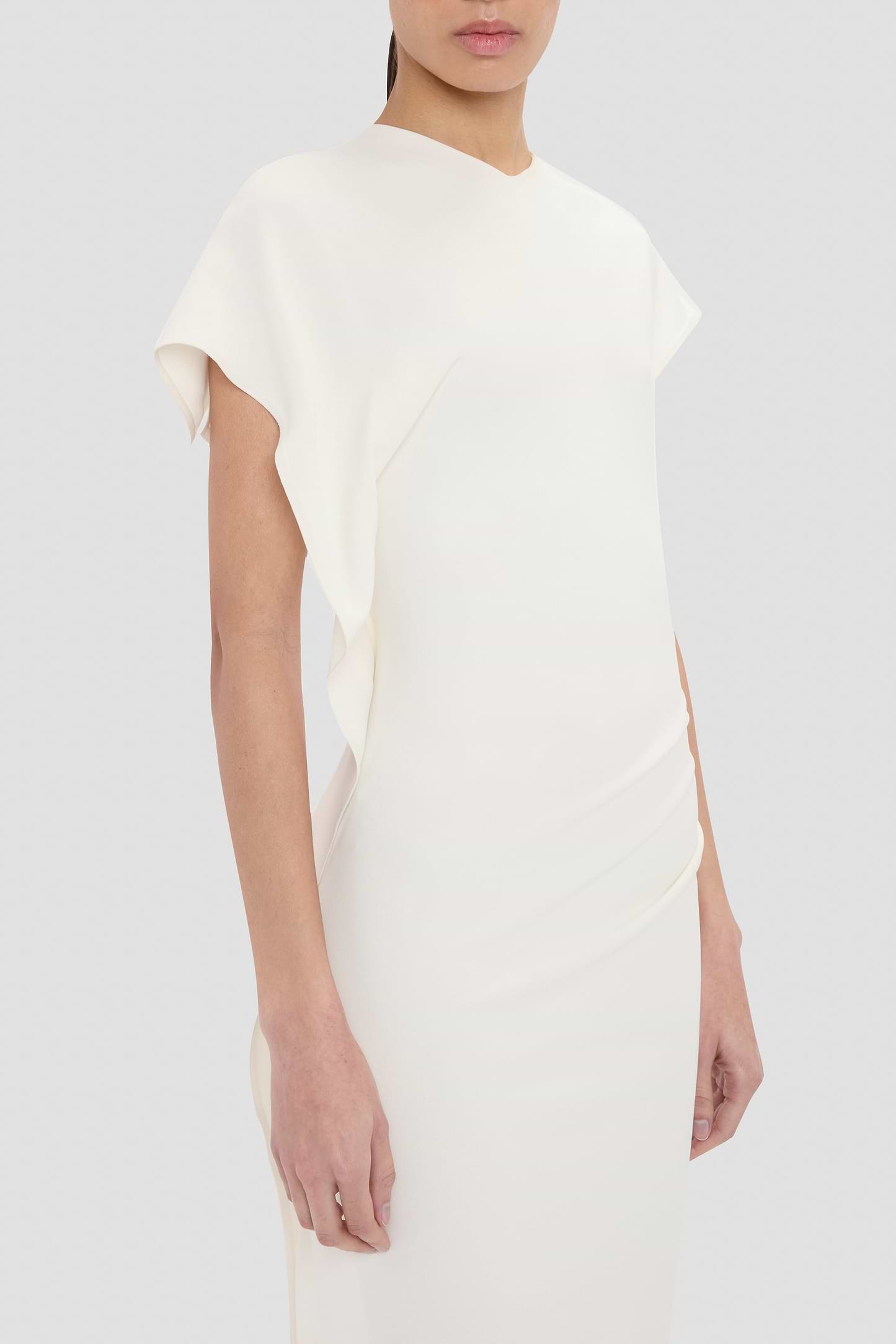 Victoria Midi Dress In Ivory