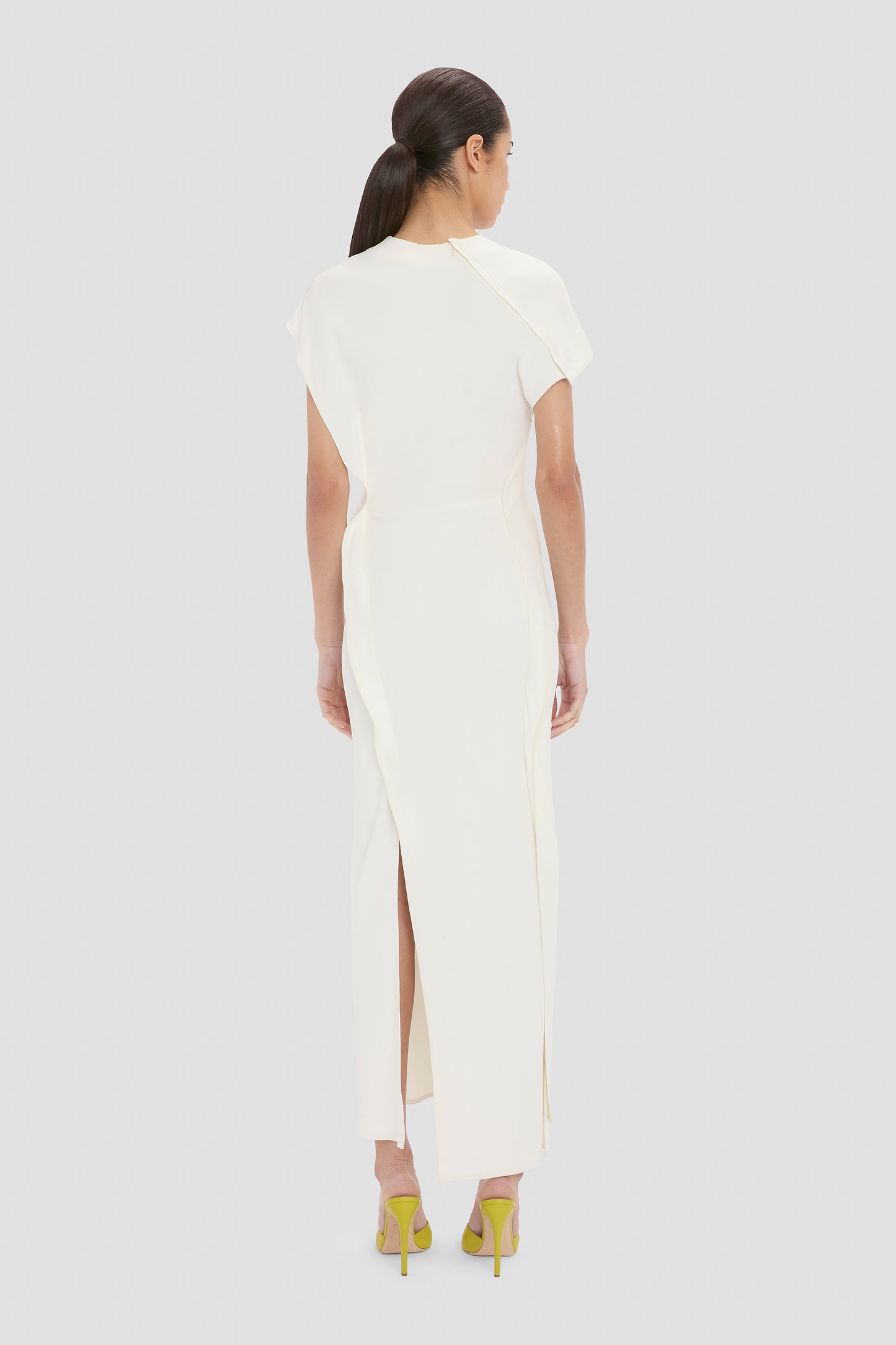 Victoria Midi Dress In Ivory