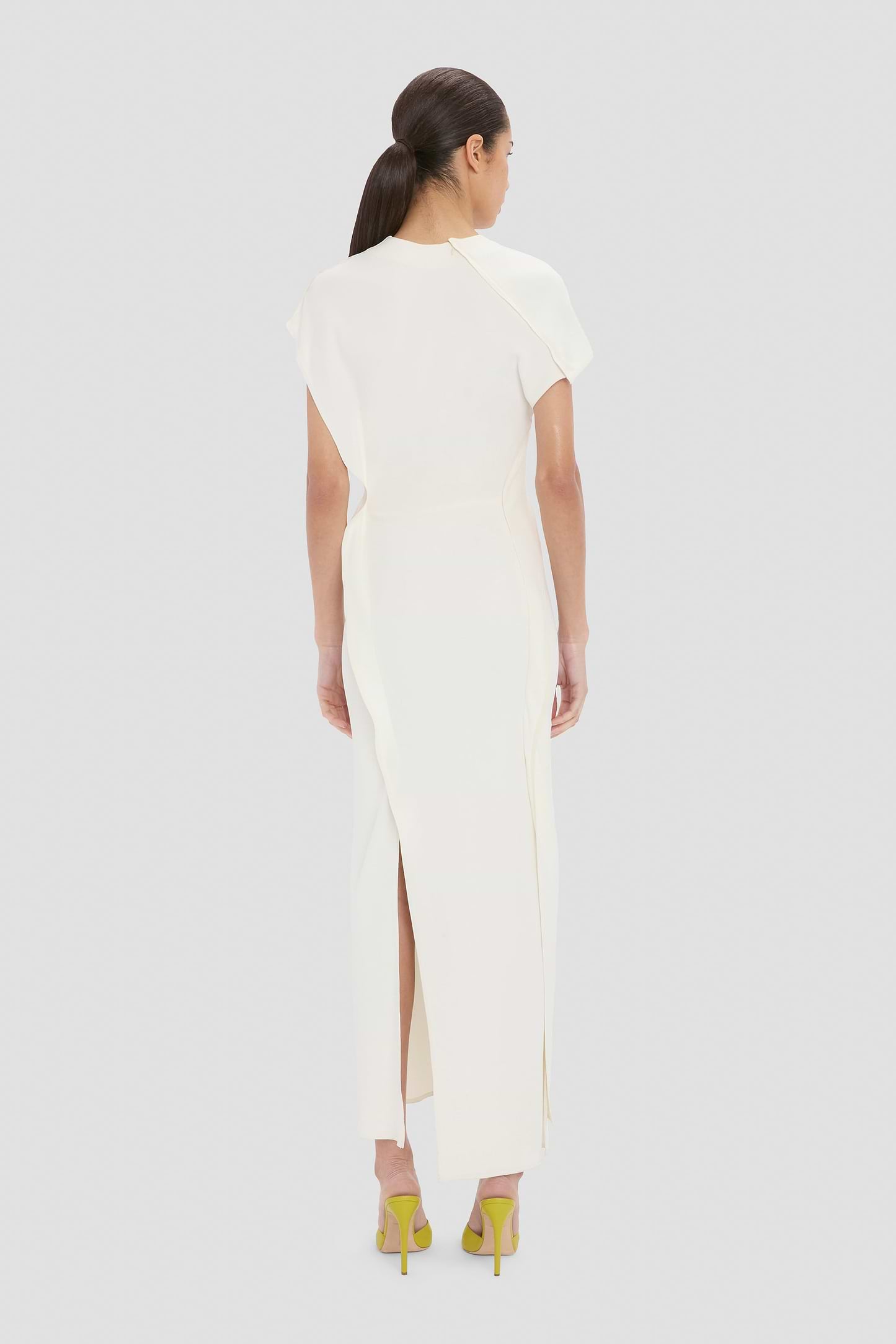 Victoria Midi Dress In Ivory