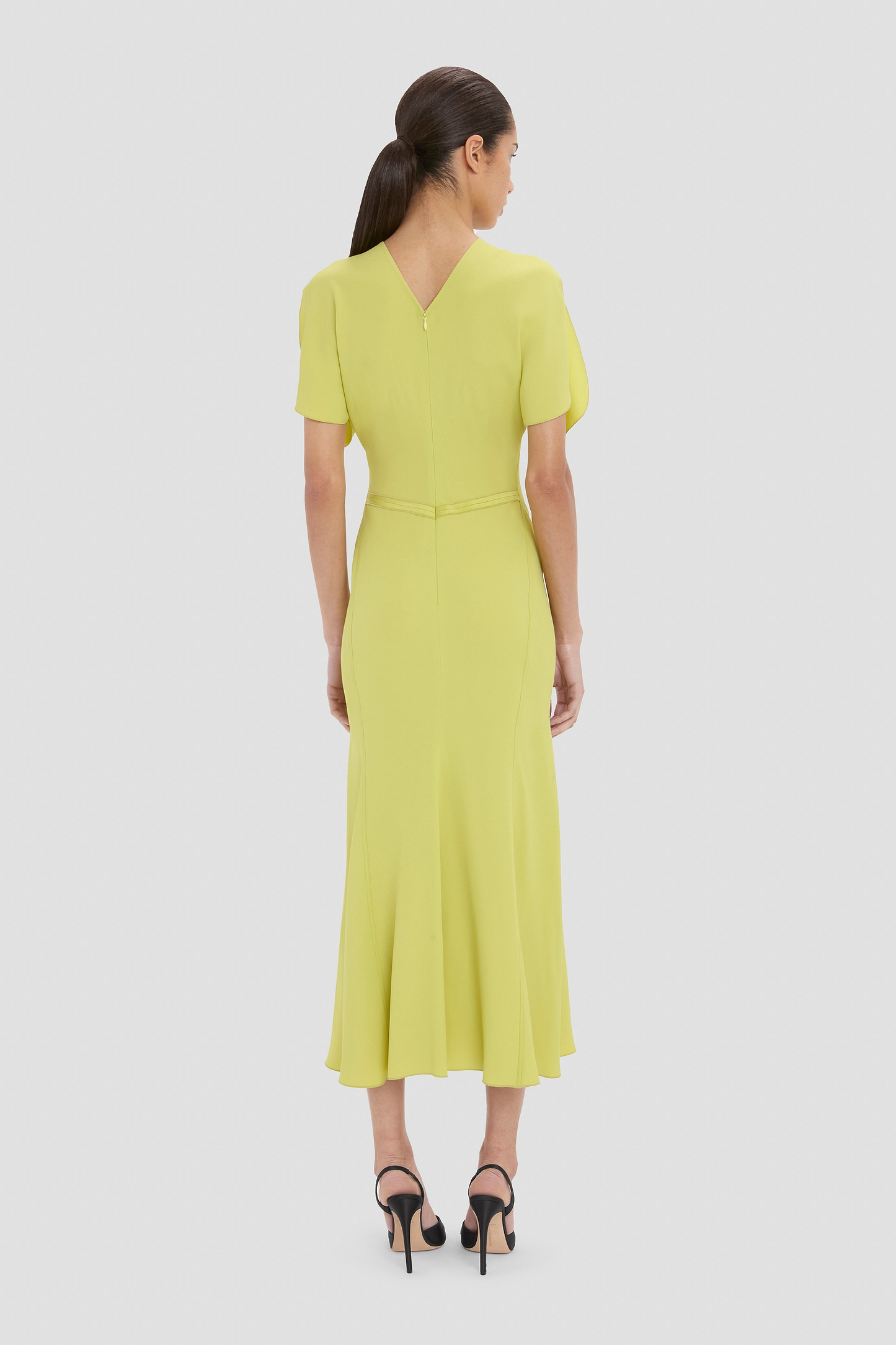 Bela Midi Dress In Yellow