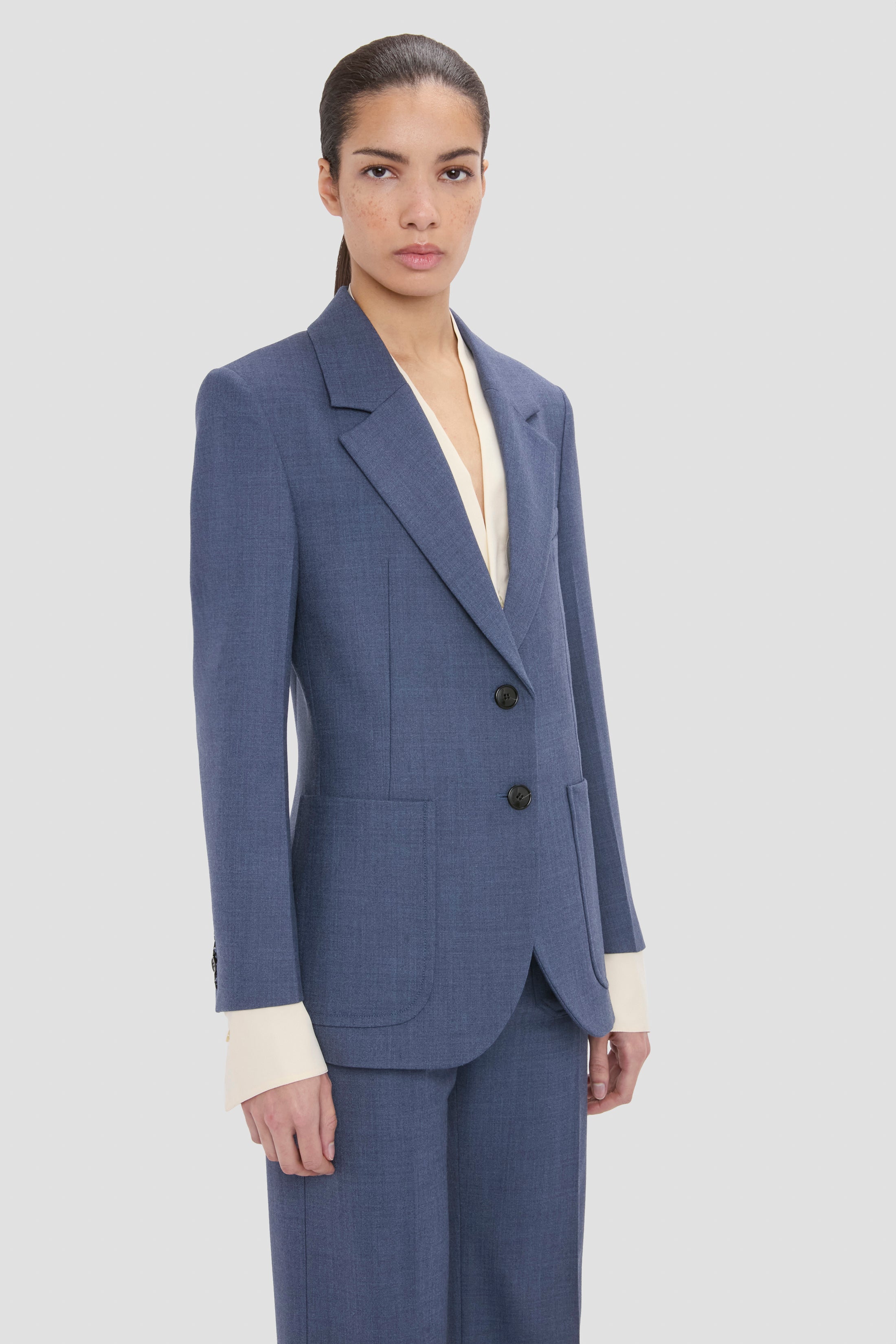 Katherine Jacket In Blue Melange
