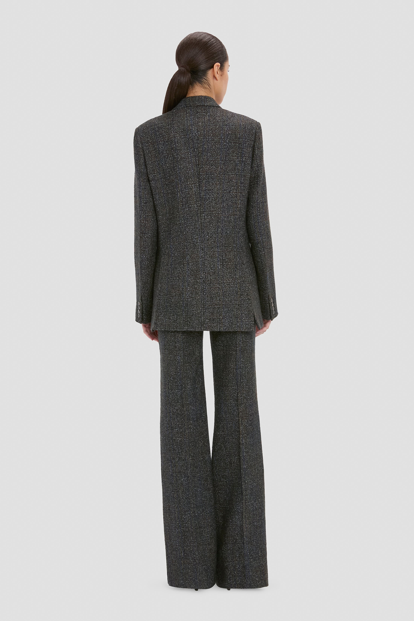 Tailored Jacket In Grey Melange