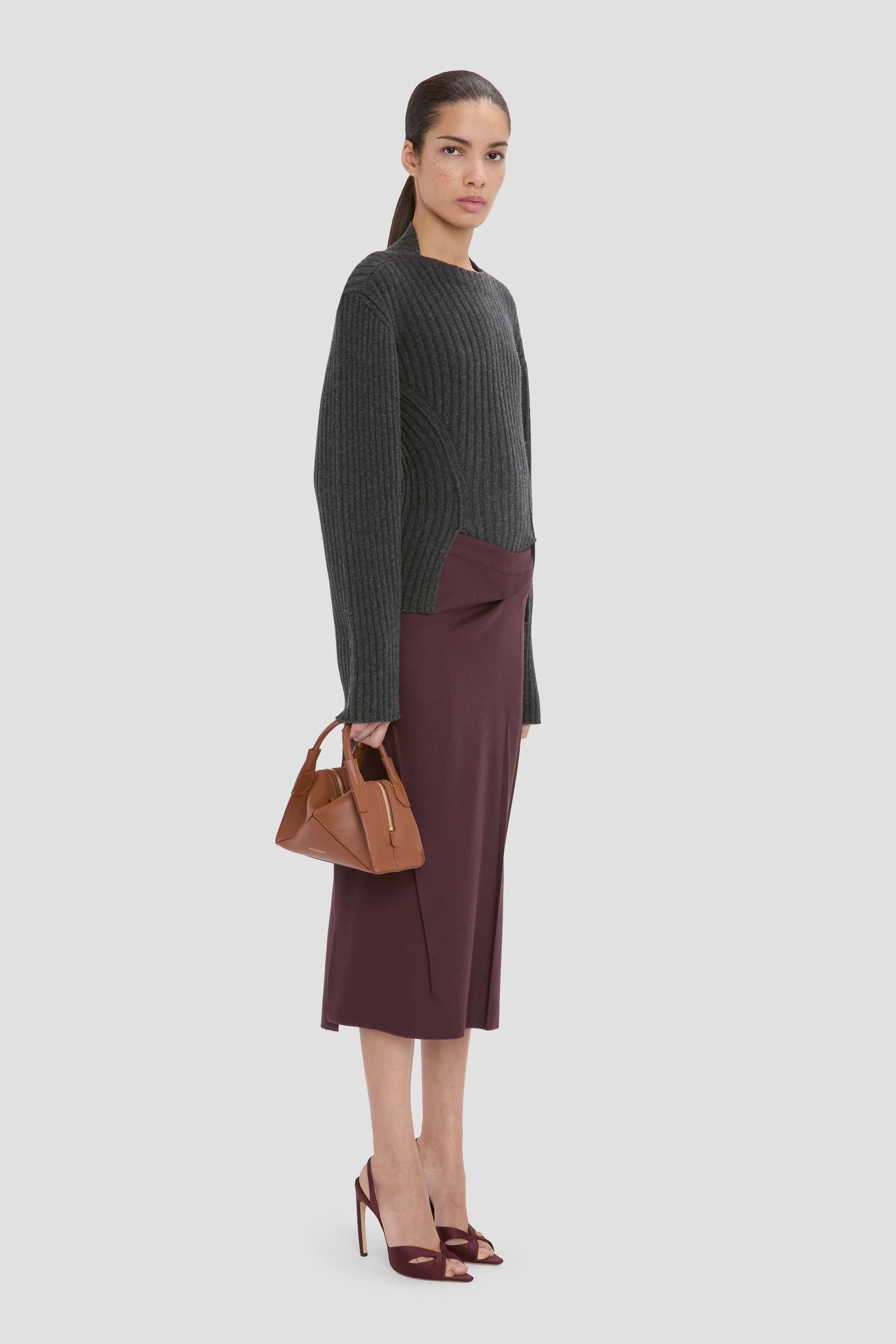 Victoria Plié Mini Bag Tan Soft Calf Leather